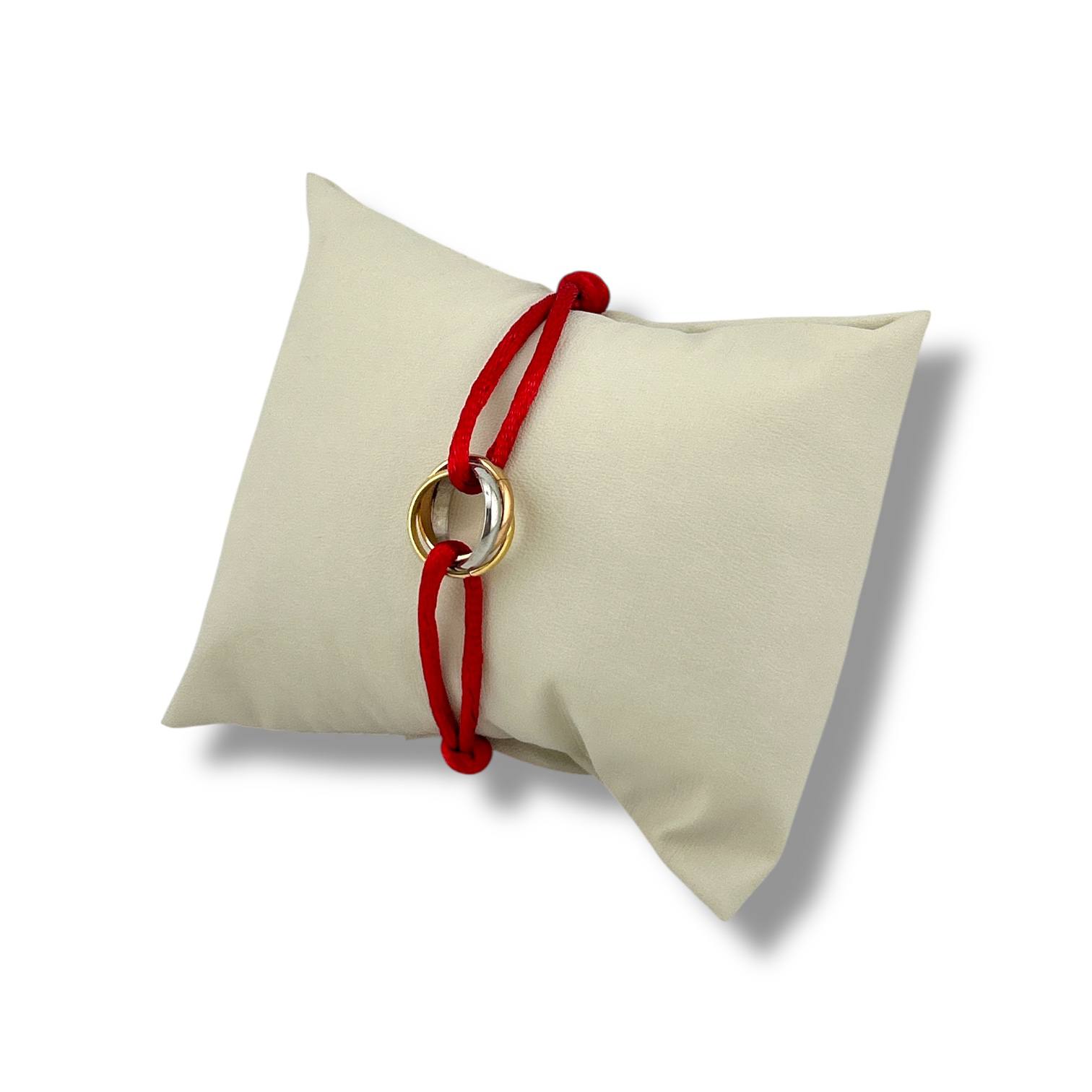 Dual Ring Cord Bracelet – Adjustable Unisex Design ✨