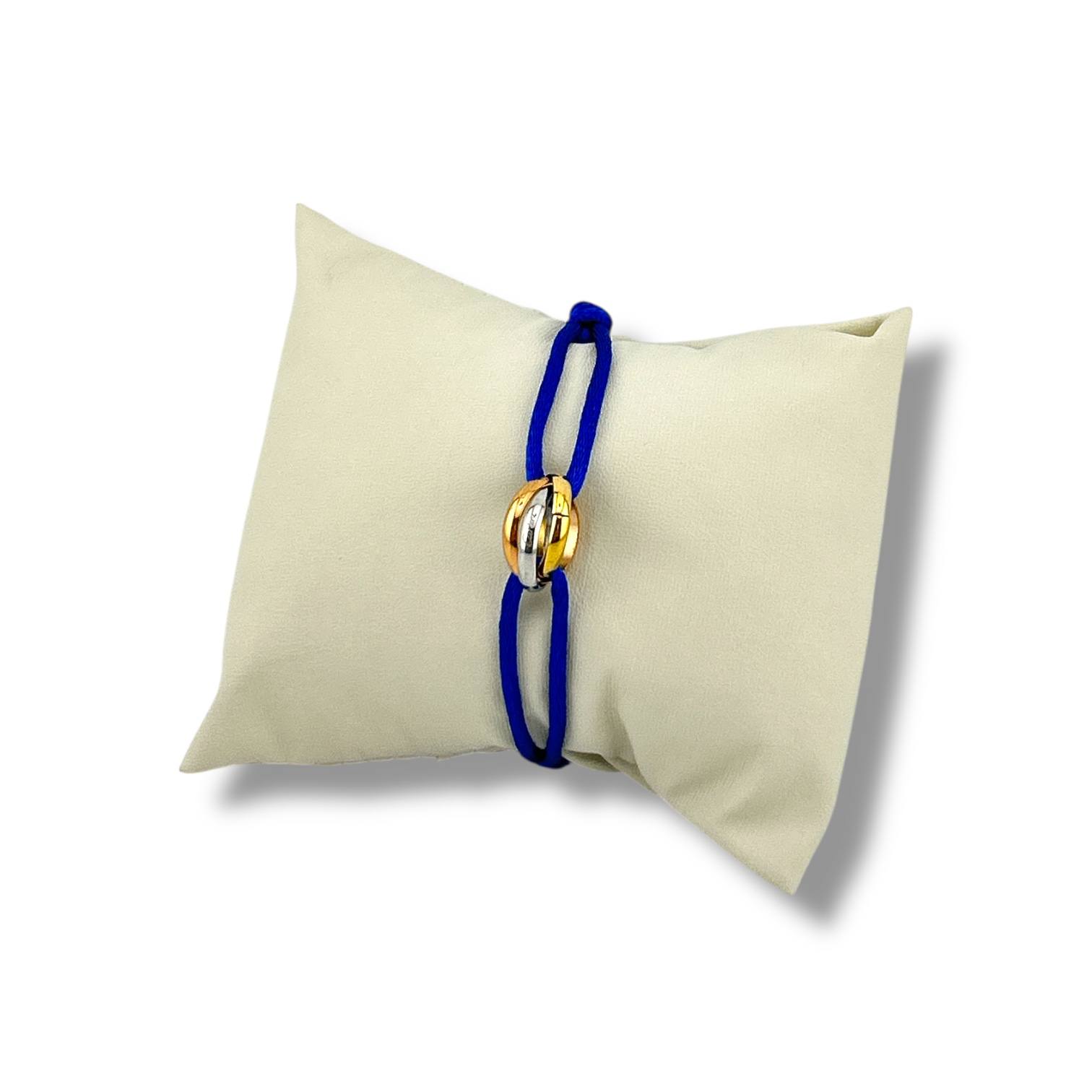 Dual Ring Cord Bracelet – Adjustable Unisex Design ✨