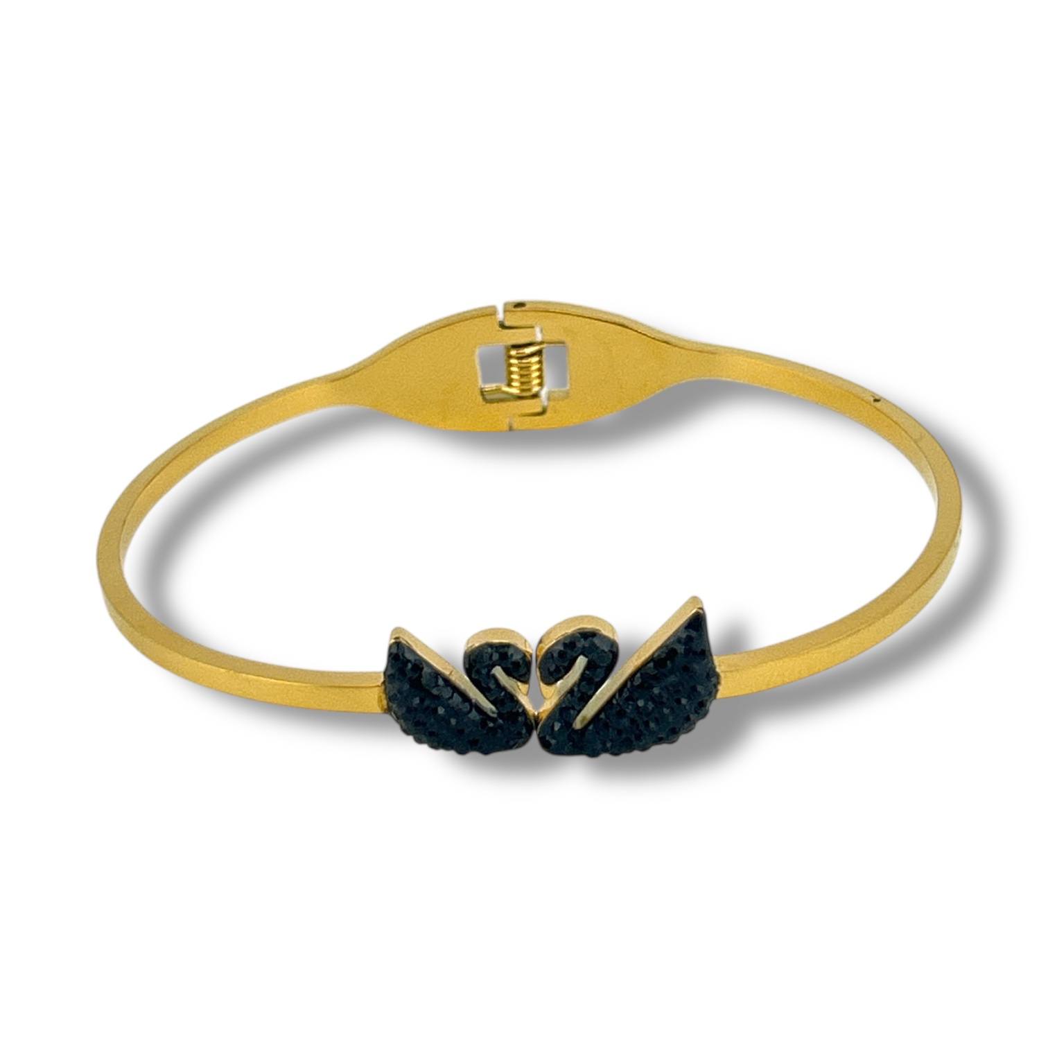 Black Swan Love Bangle