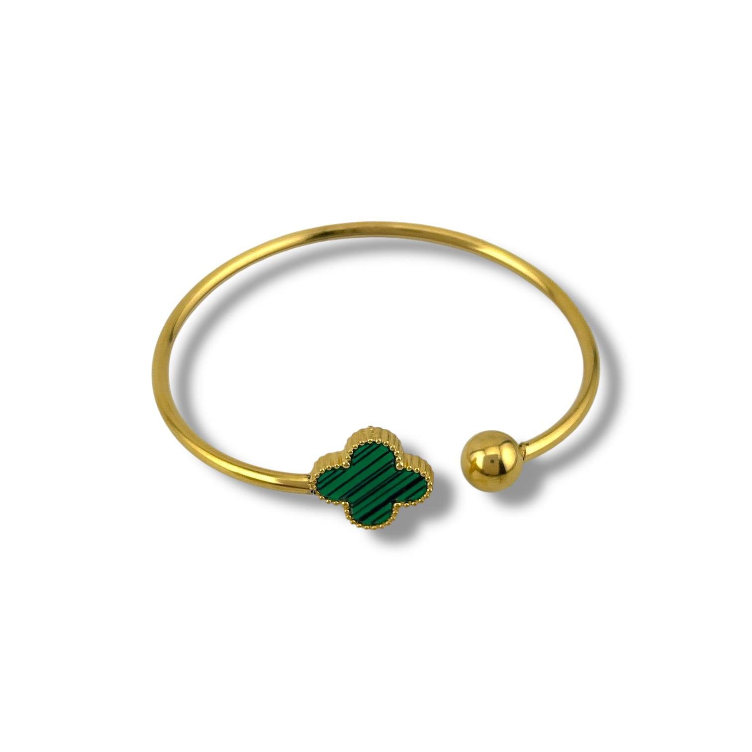 Lucky Charm Open Bangle