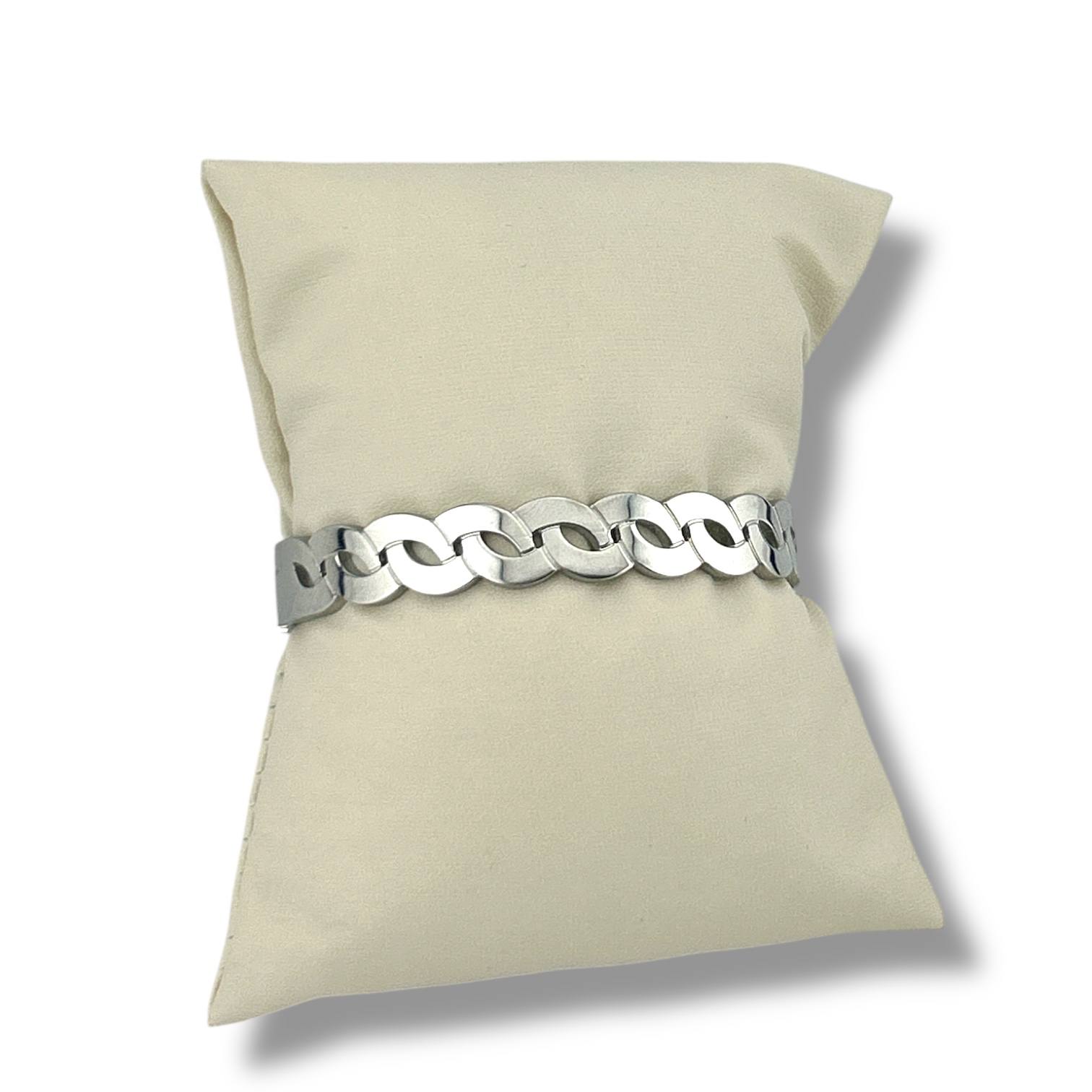 Silver Link Chain Bracelet – Bold Modern Statement