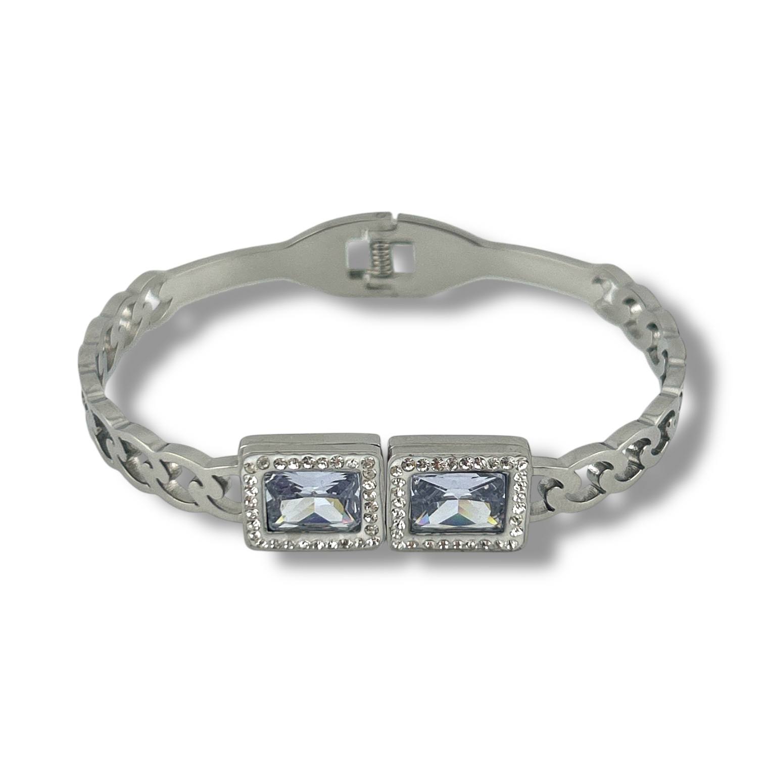 Radiant Double Gemstone Bracelet (Gold & Silver)