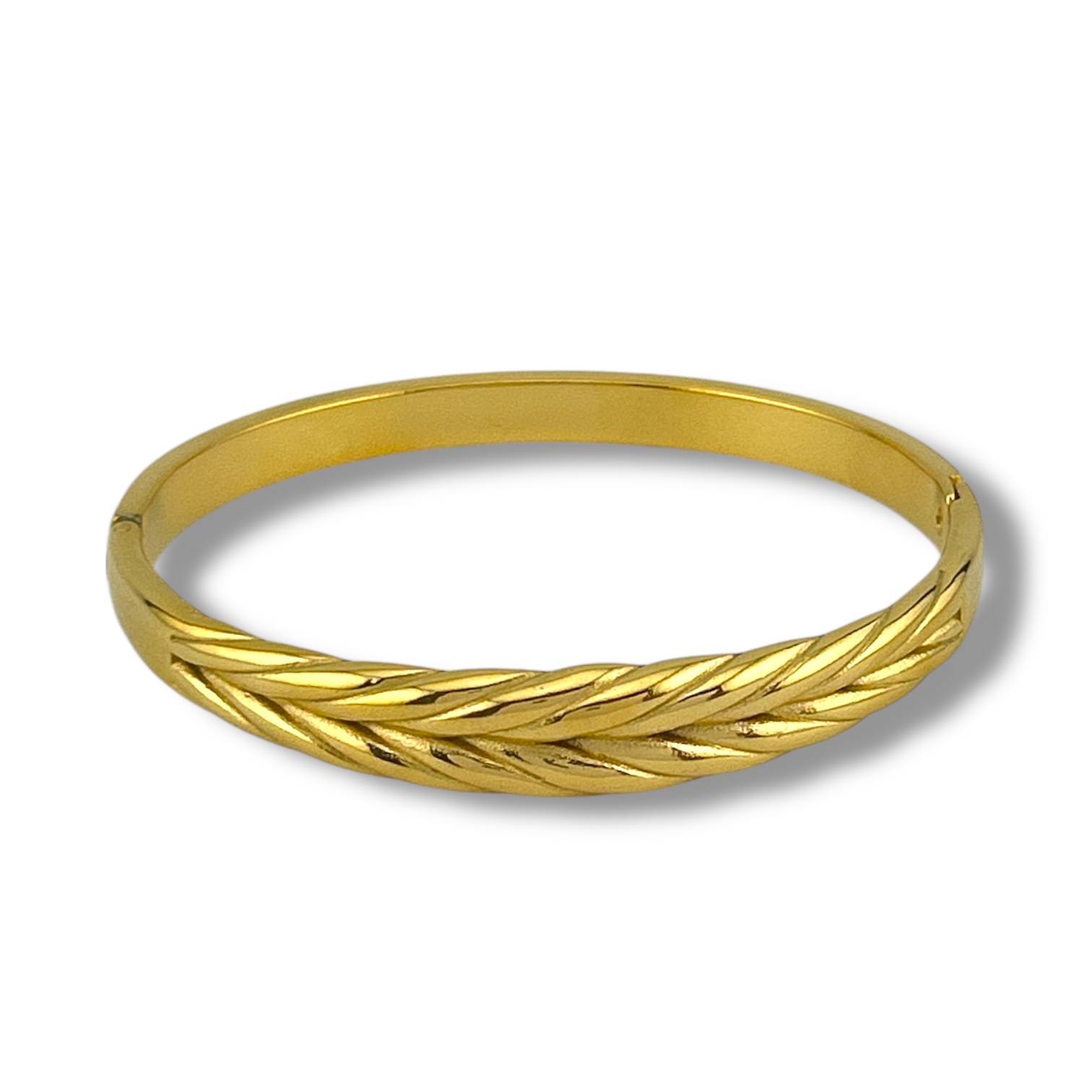 Golden Wheat Braid Bracelet