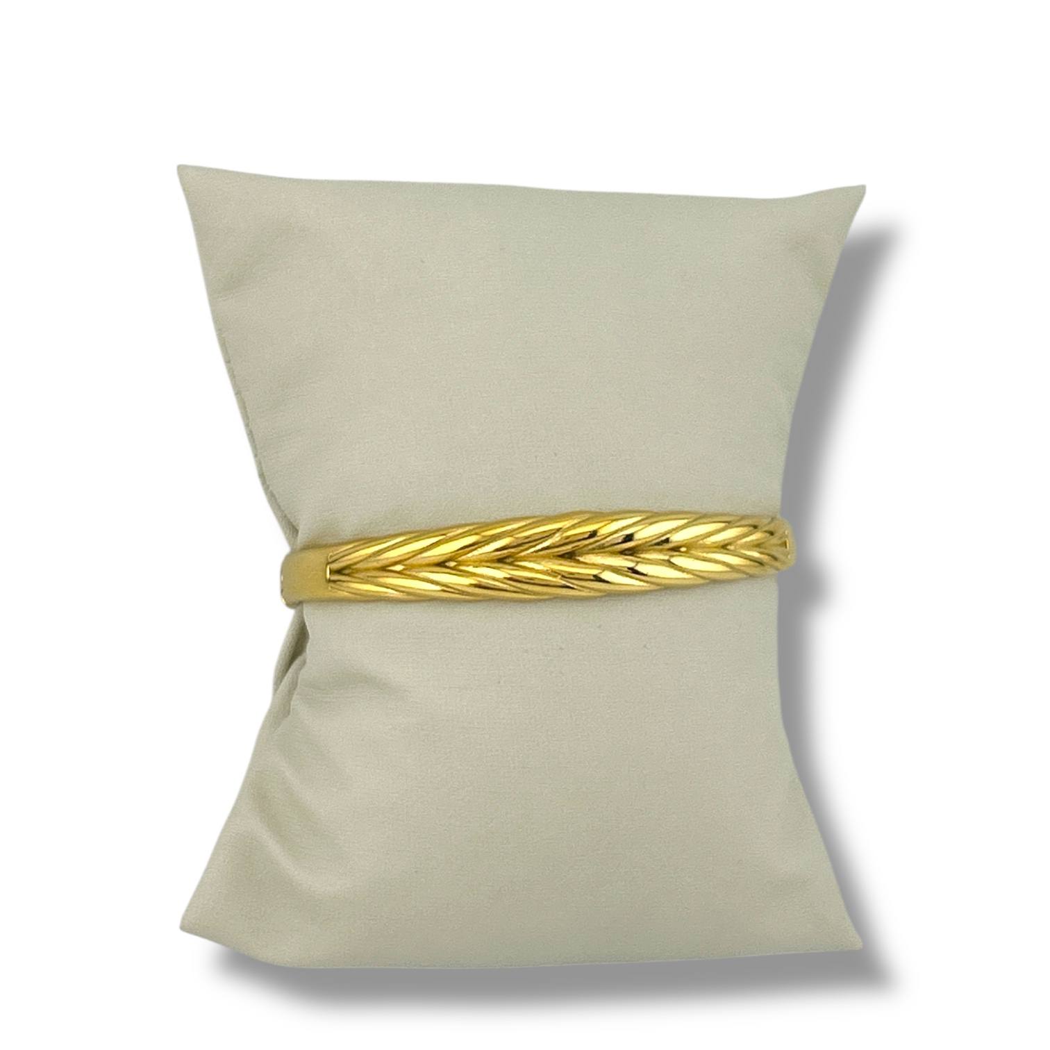 Golden Wheat Braid Bracelet