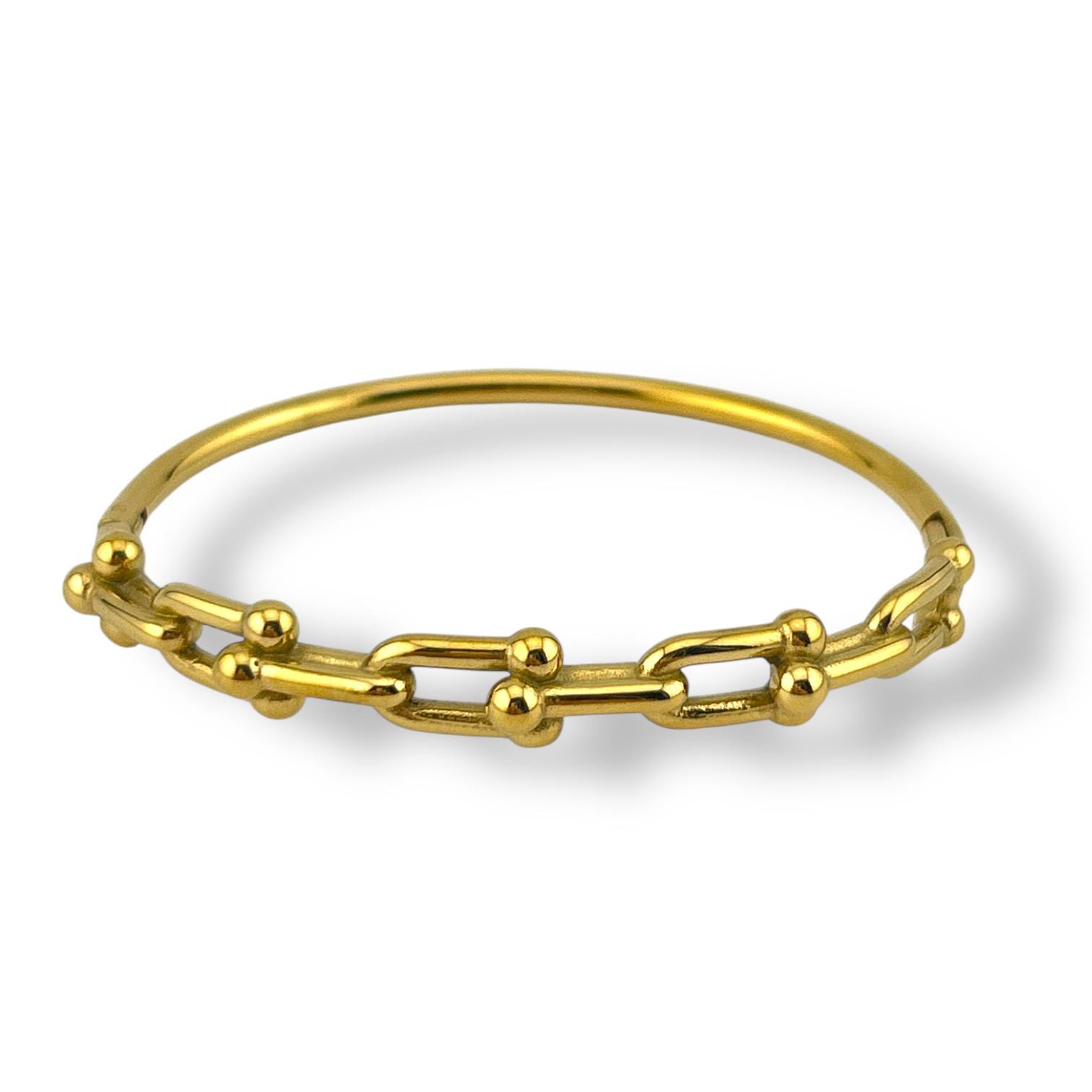 Golden Chain Link Bangle