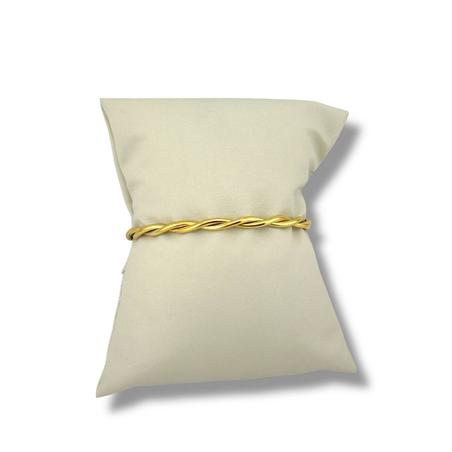Golden Twist Bangle