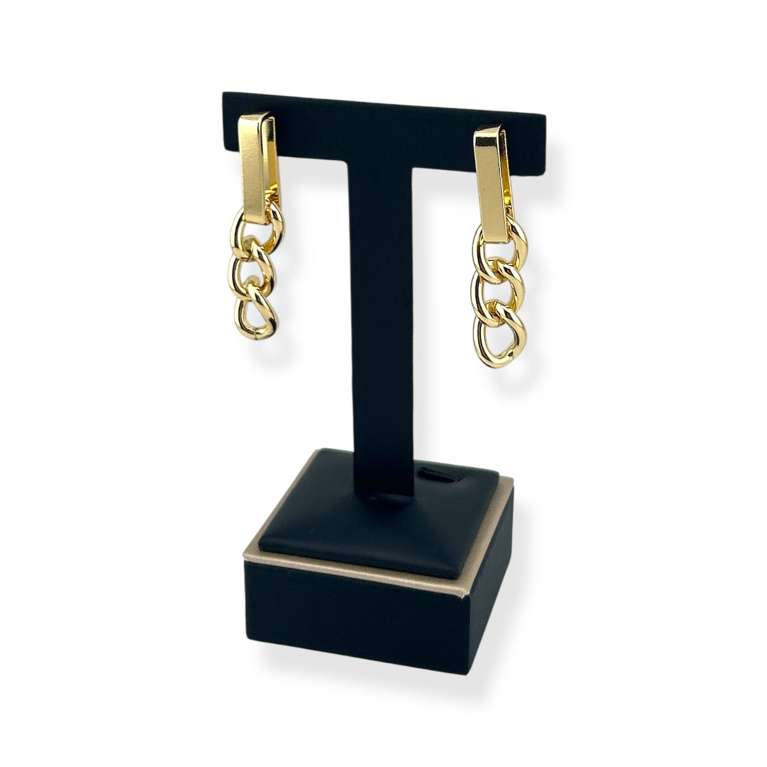 Chunky Chain Drop Earrings –  Statement Links ✨