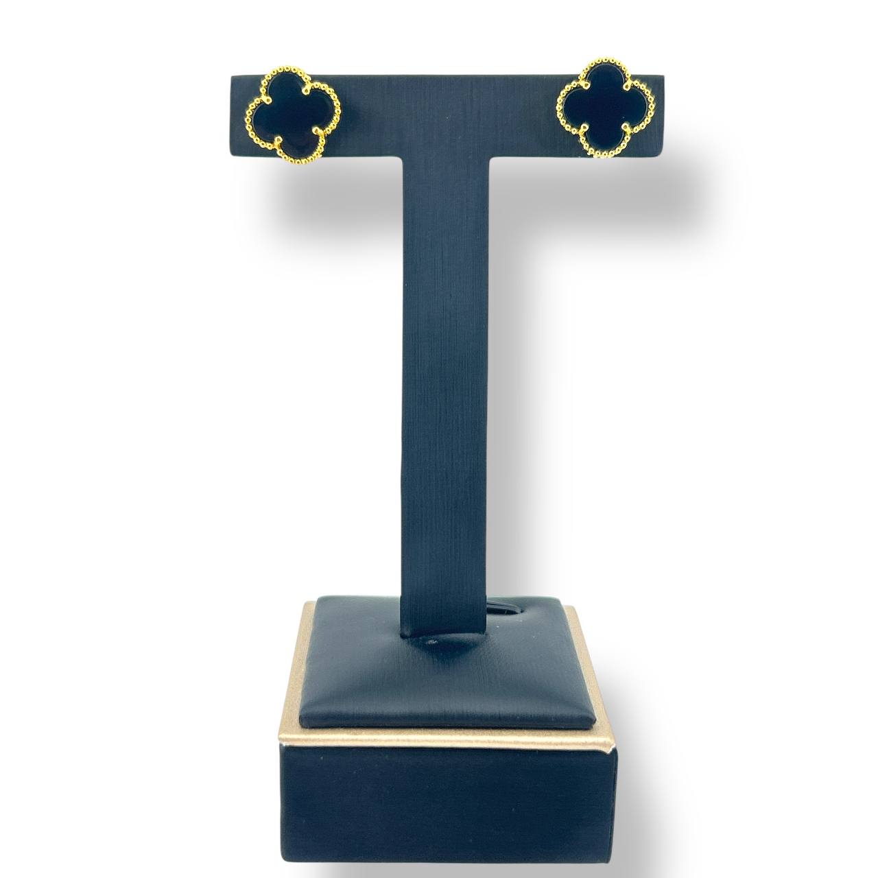 Clover Stud Earrings – Multi-Color Collection