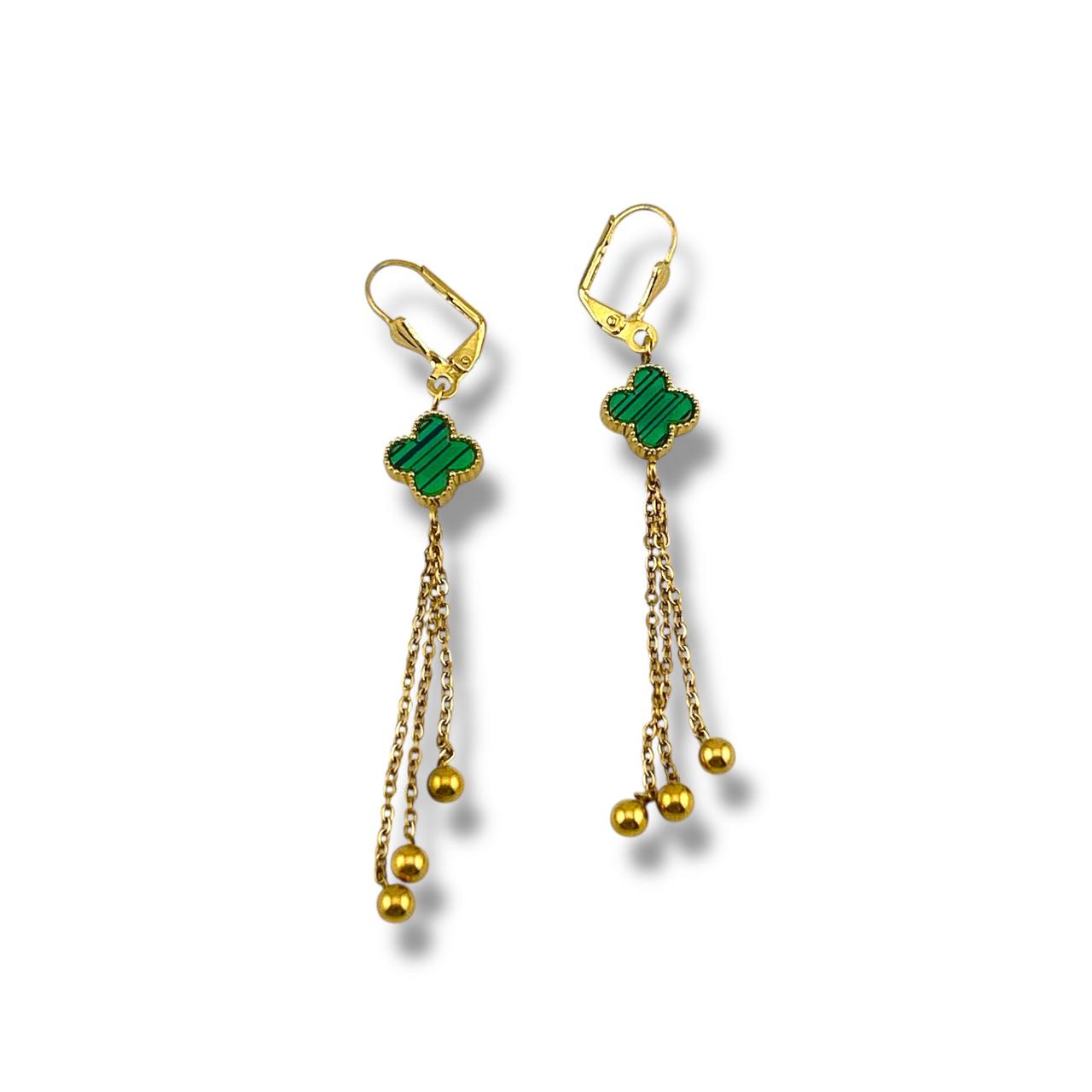 long Clover Cascade Earrings