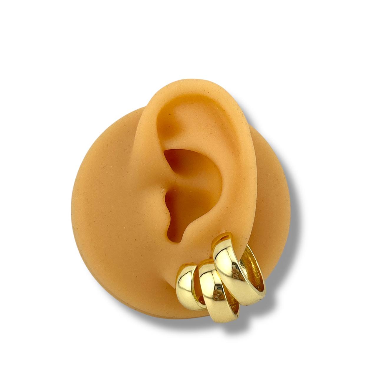 Classic Hoop Earrings Set (3 Sizes)