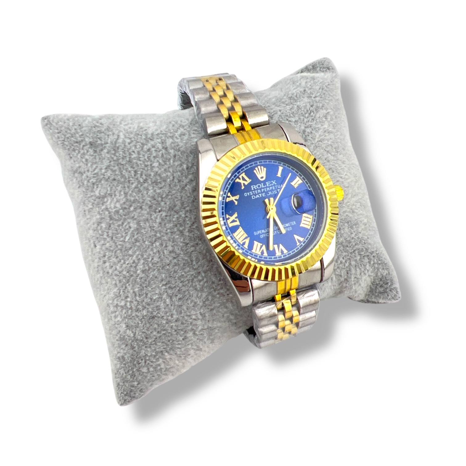 rolex Silver woman's Watch – Roman Dial Elegance