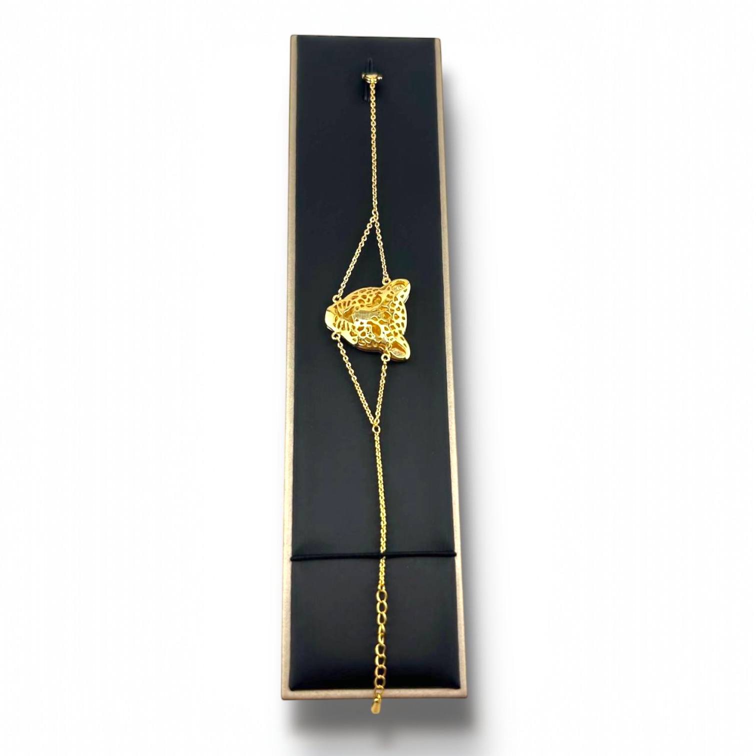 Fierce Elegance – Tiger Head Bracelet