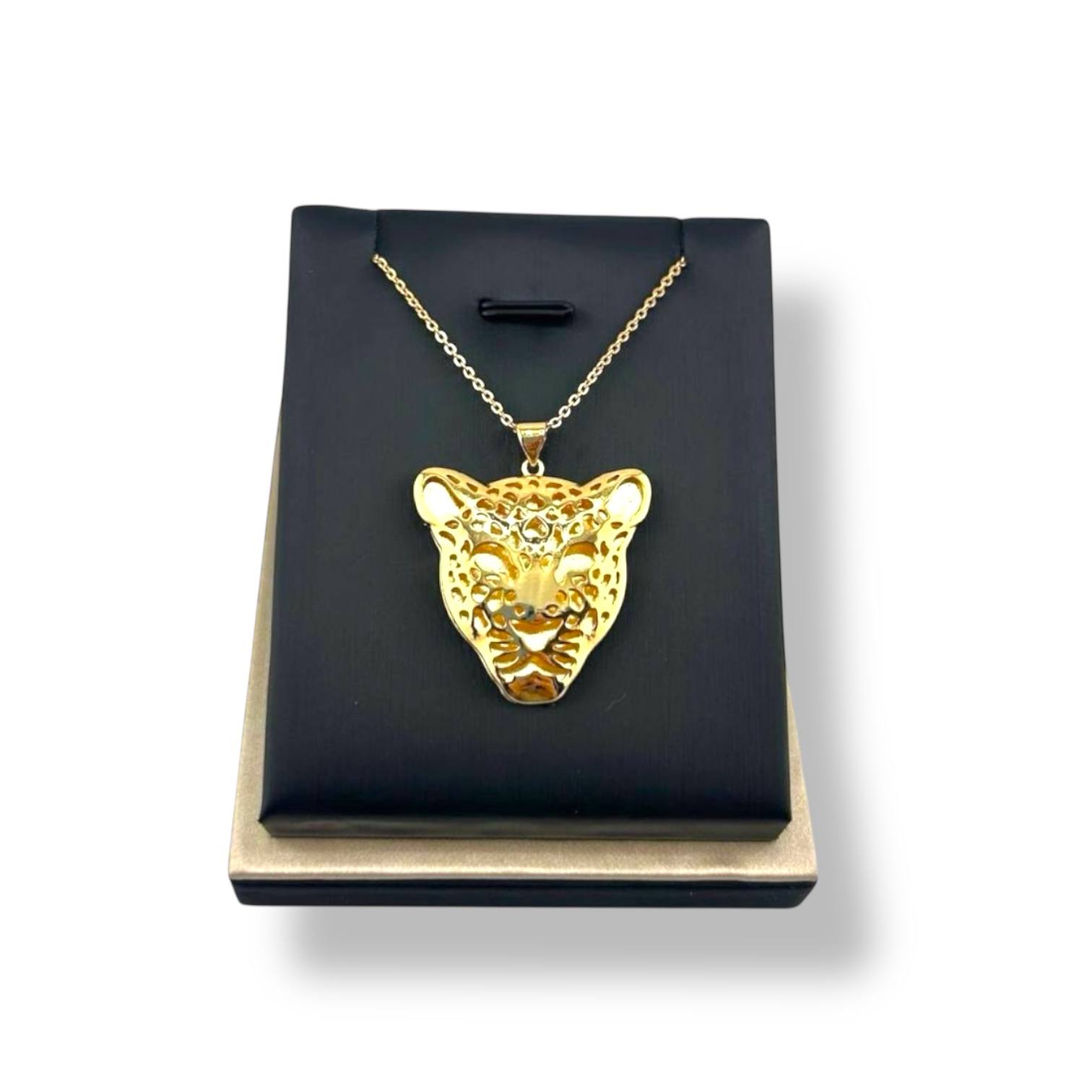 “Savage Grace” Panther Head Necklace