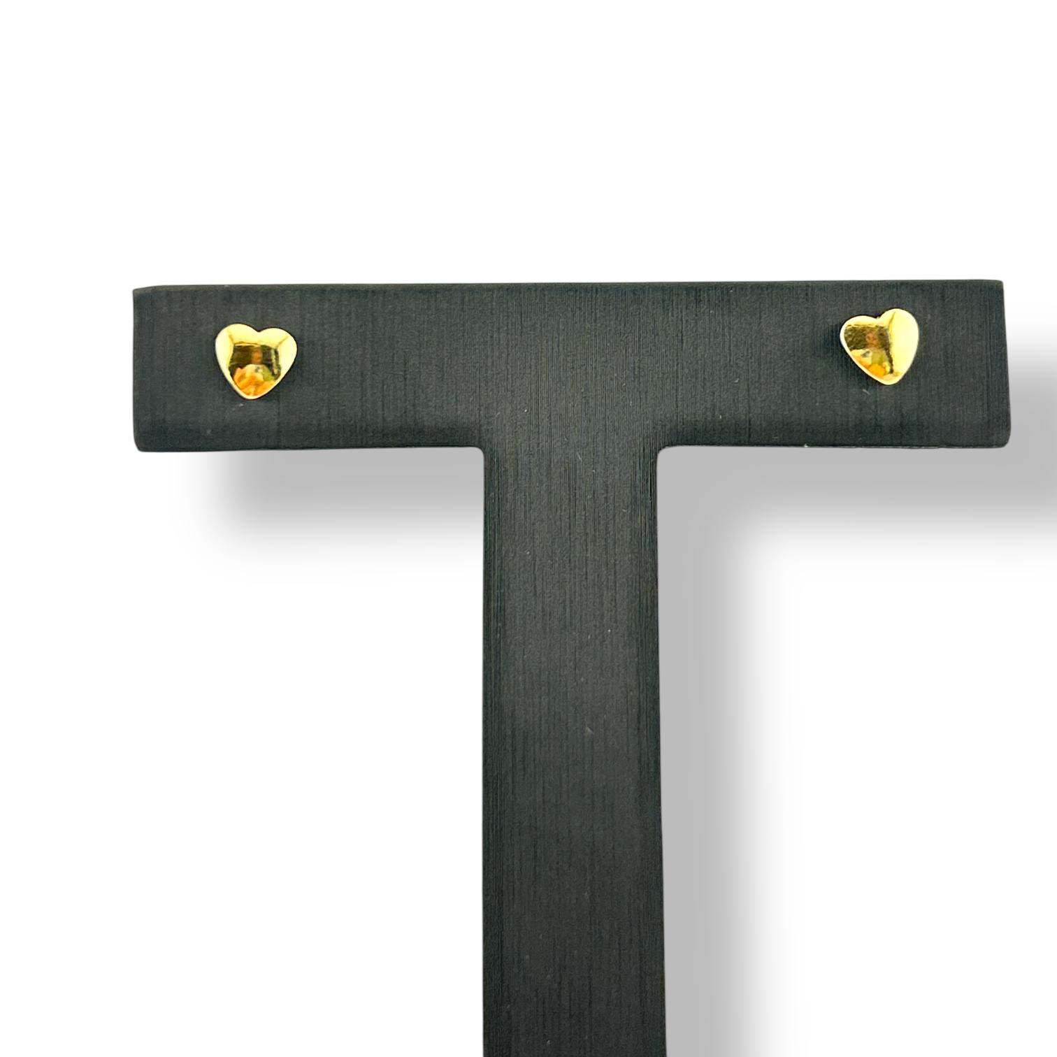 Golden Heart  Earrings