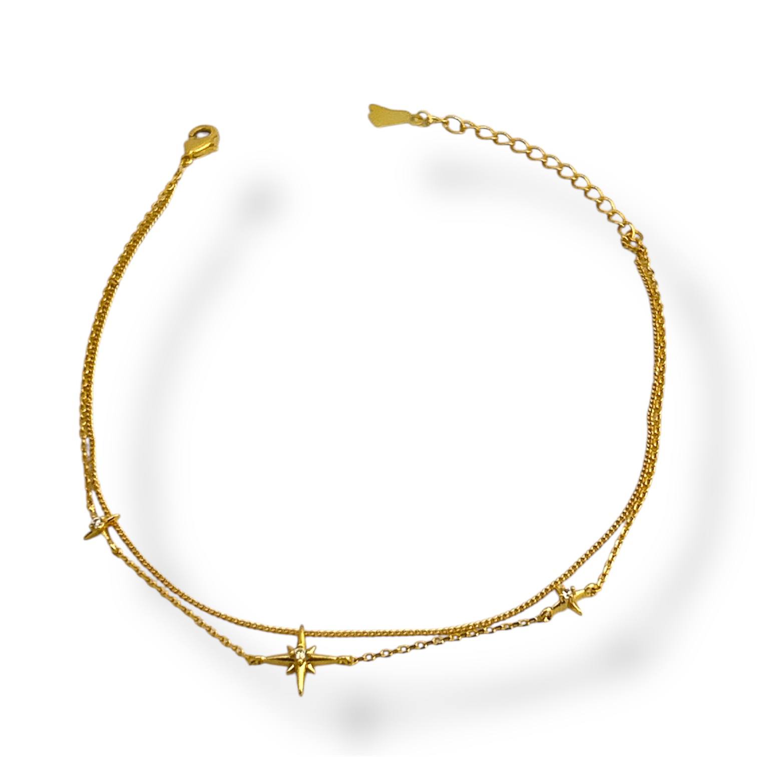 Golden Star Anklet