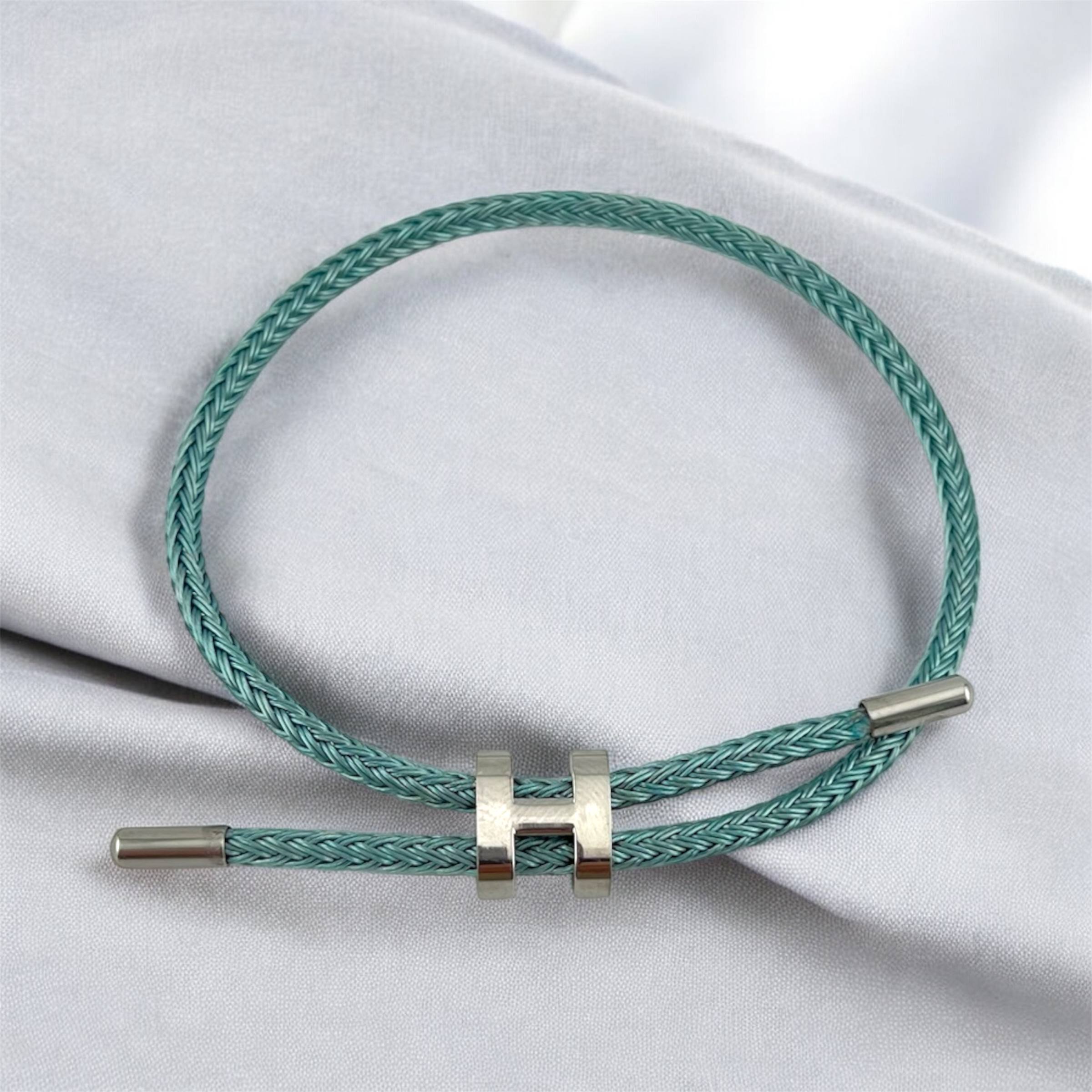 Hermès Bracelet with Silver “H” Clasp 🪢