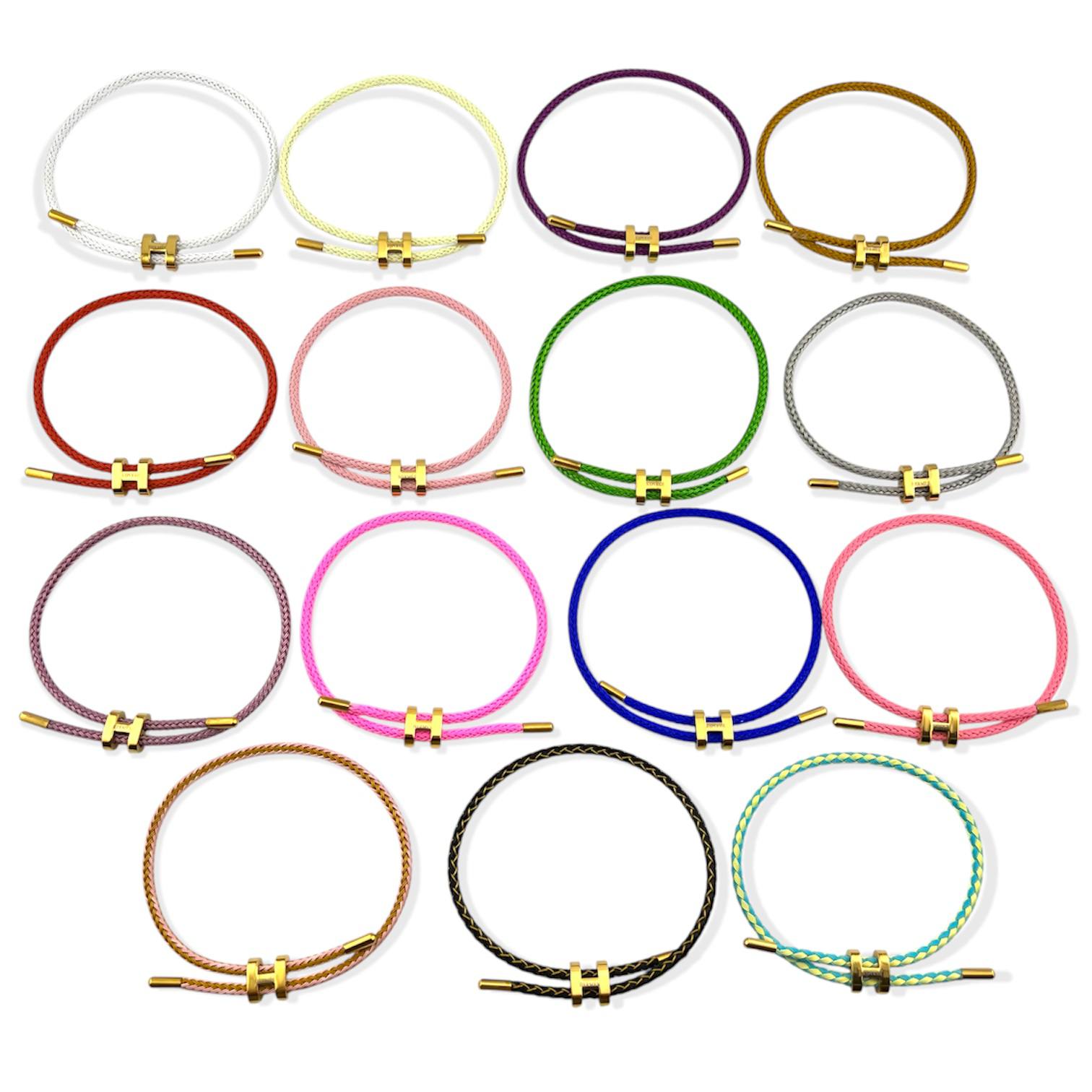 Hermès Bracelet with Gold “H” Clasp 🪢