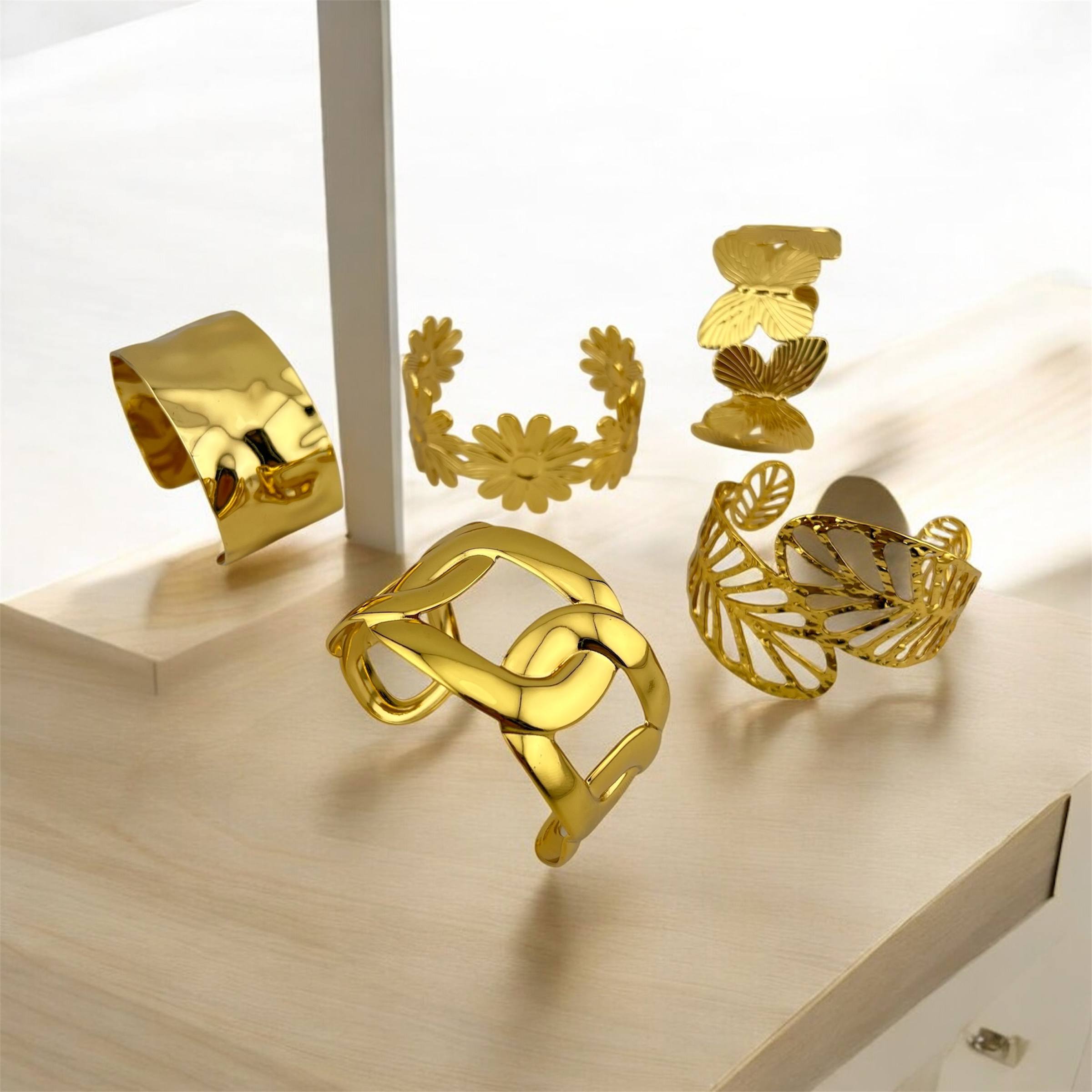 Arm Cuffs–stainless steel