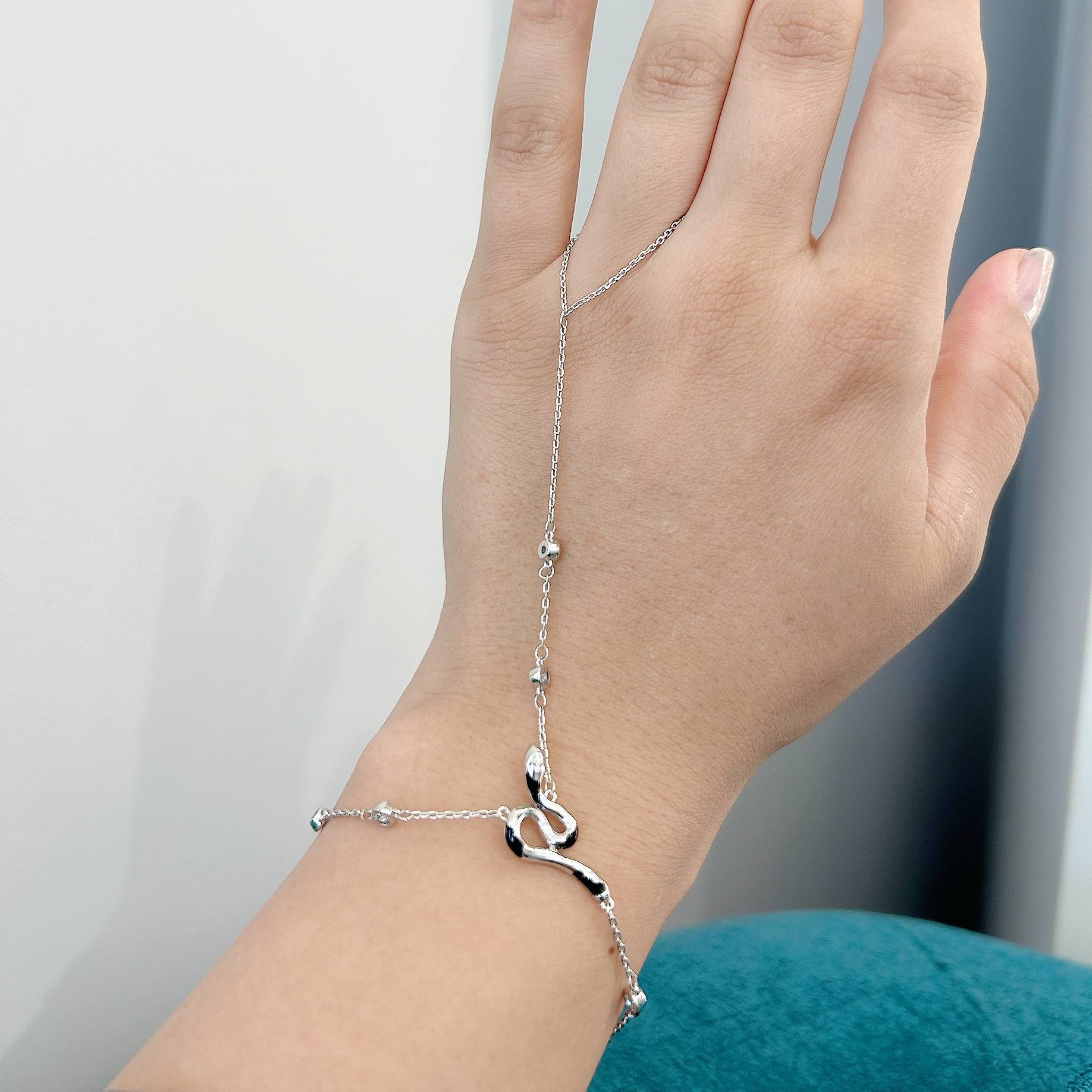 Snake Charm Hand Chain