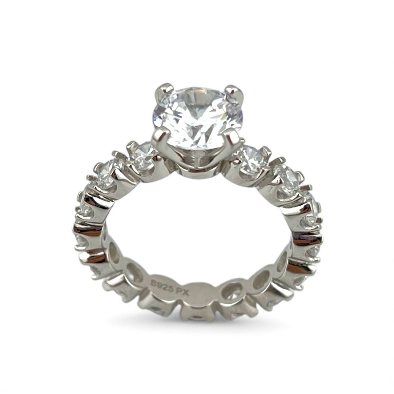 Silver 925 solitaire Ring – Silver Radiance Edition