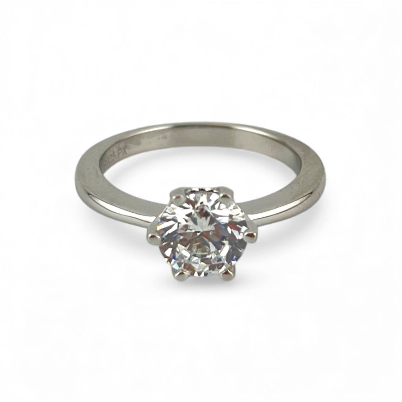 Silver 925 Pure Grace Ring – Silver Solitaire Brilliance