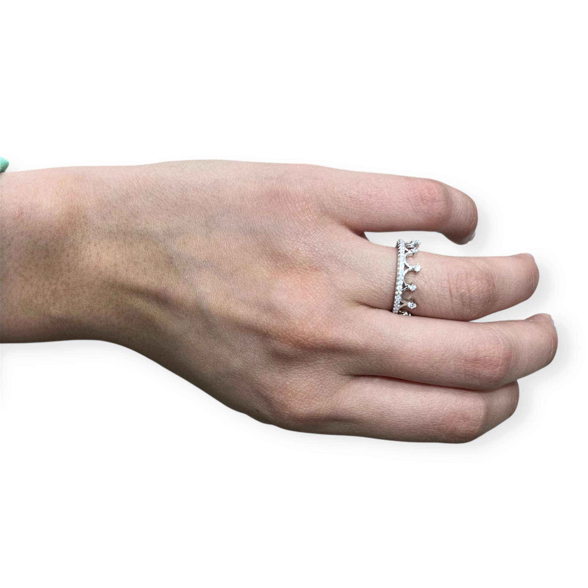 Silver 925 Crown Royal Grace Ring