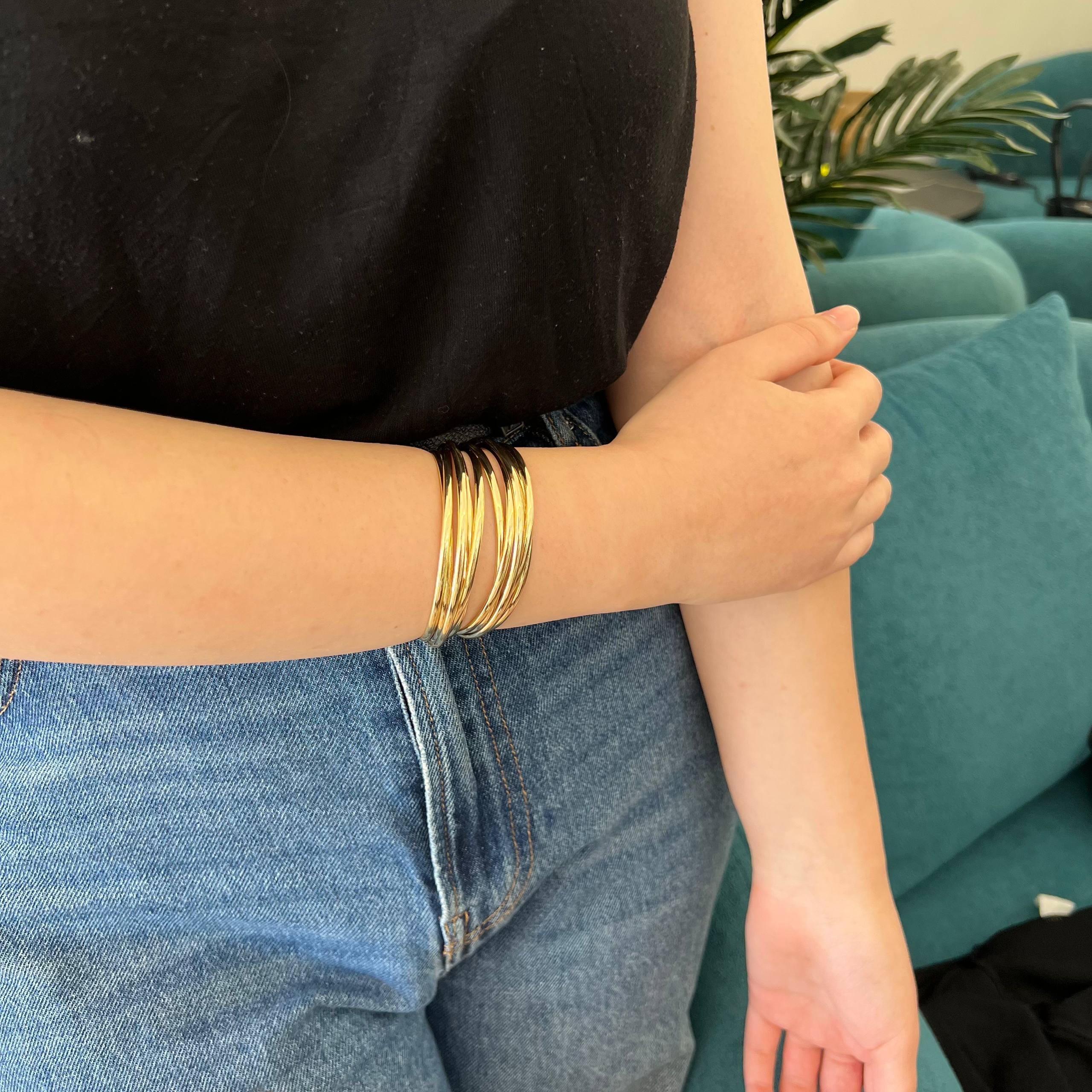 Twisted Elegance bracelet– 18K Gold-Plated