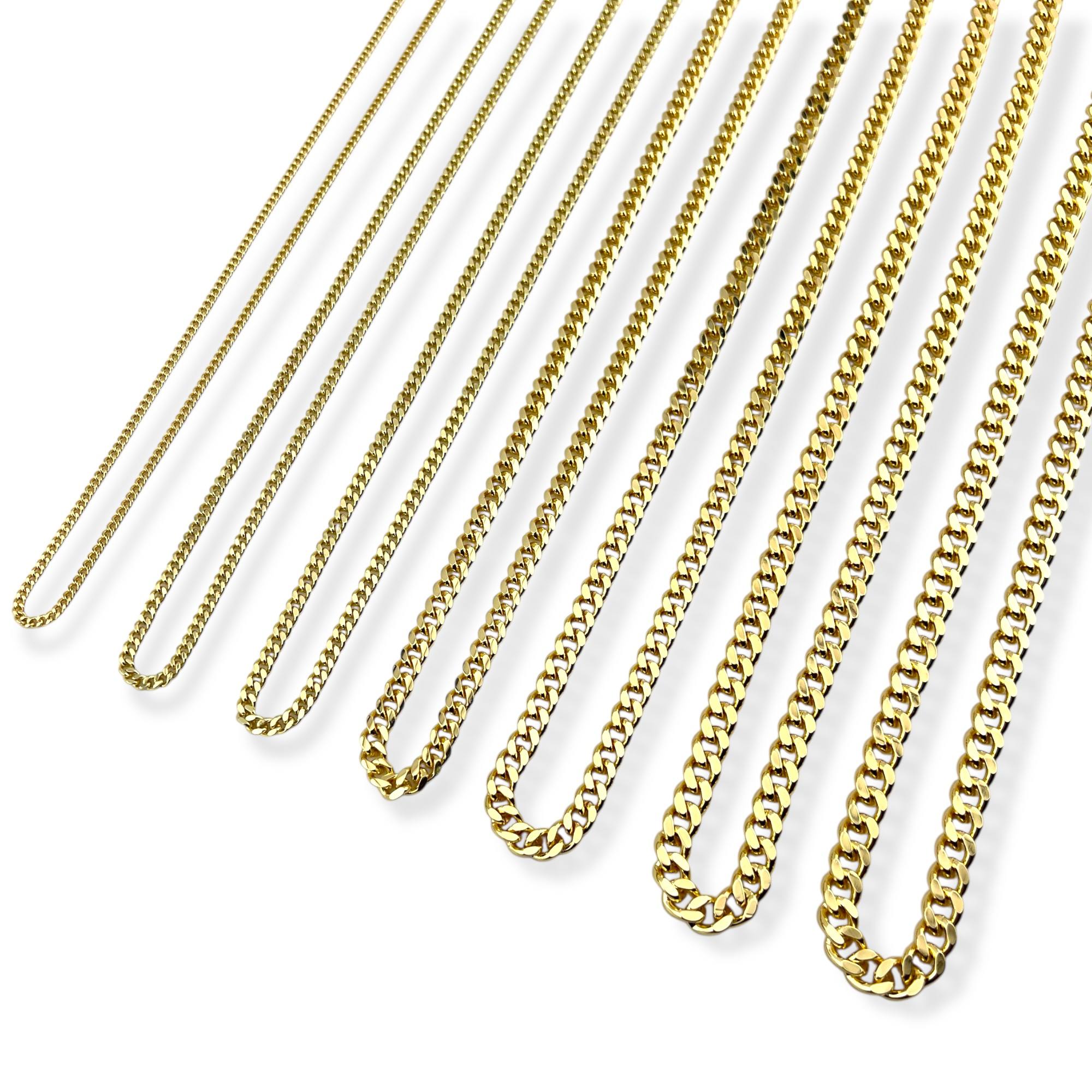 Curb Chain Necklace – Classic Golden Shine