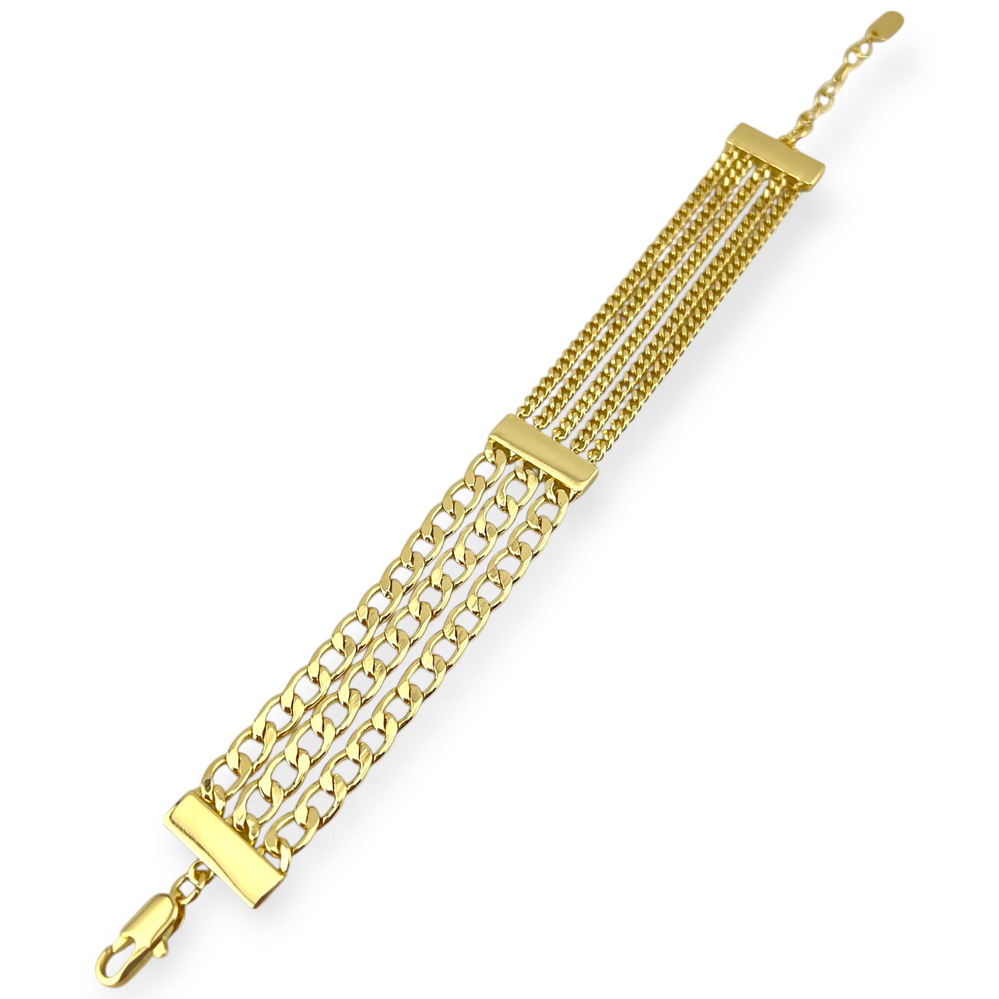 Simple Multi-chain “Golden Layer" Bracelet ✨