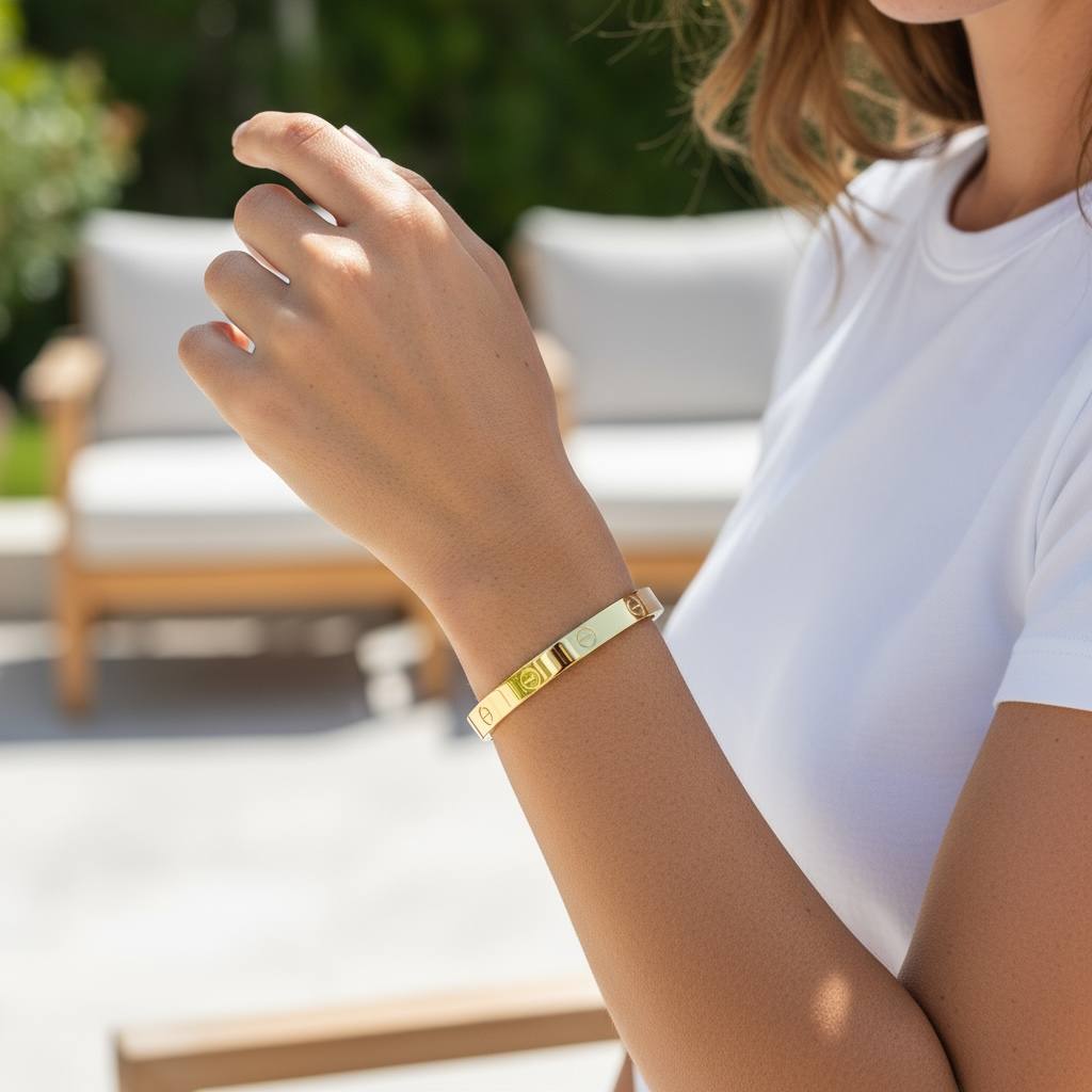 Fadar Cartier seda golden bangle