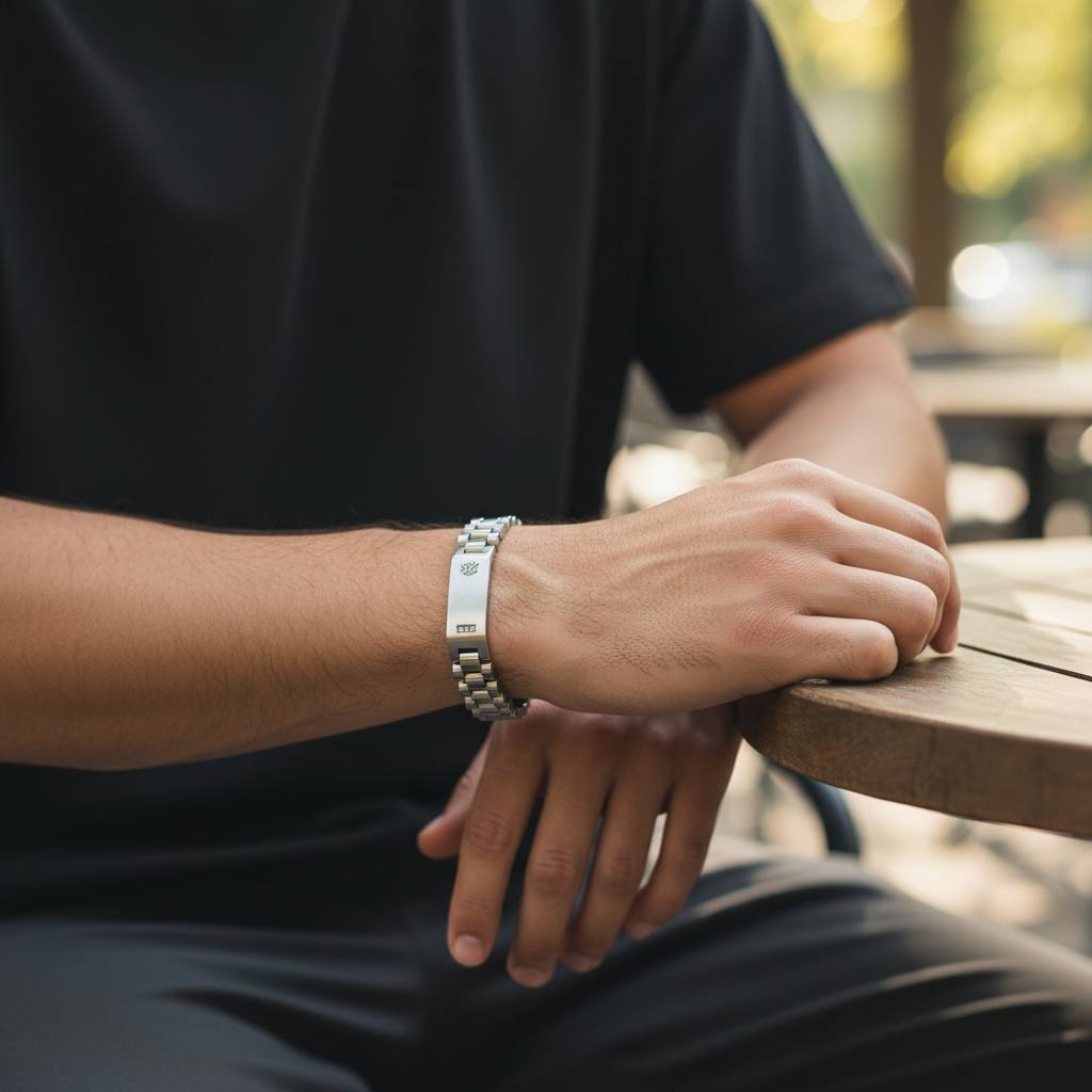 Rolex Crown Emblem Link Bracelet