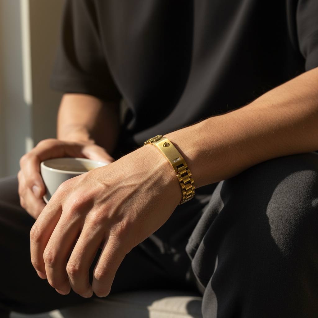 Rolex Crown Emblem Link Bracelet