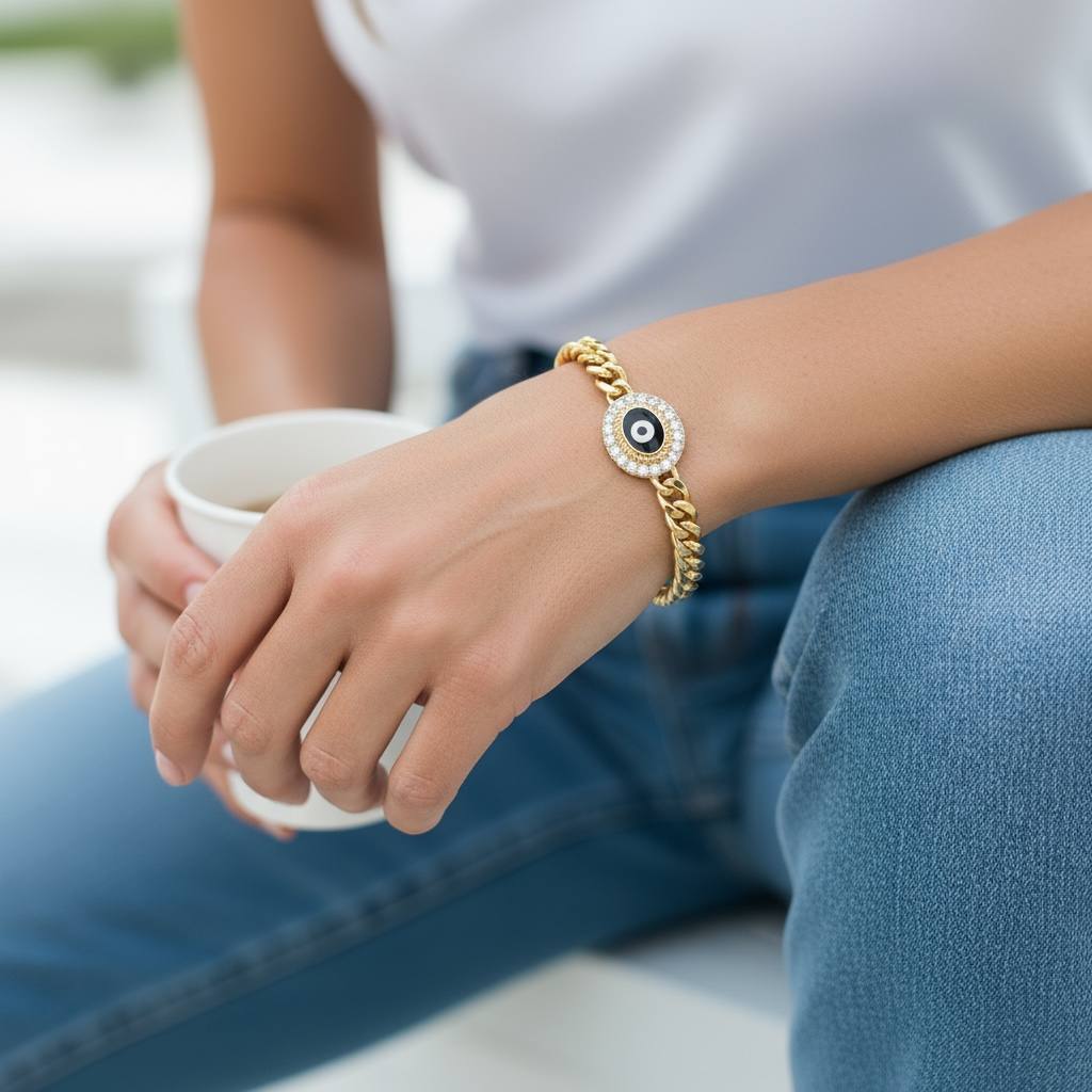Luxe Evil Eye Protection Bracelet 🧿