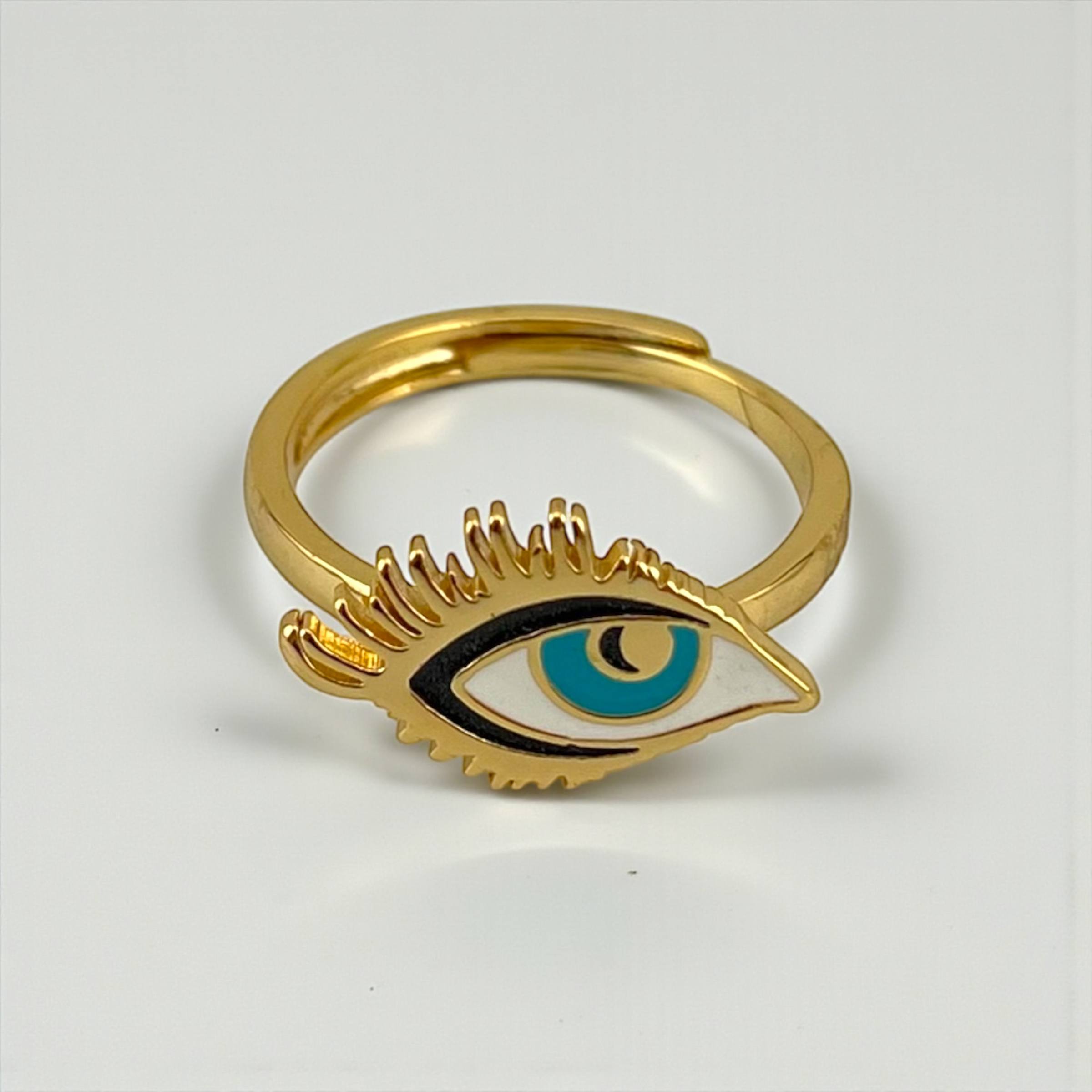 🔮HAIFA'S Eye Gold Ring