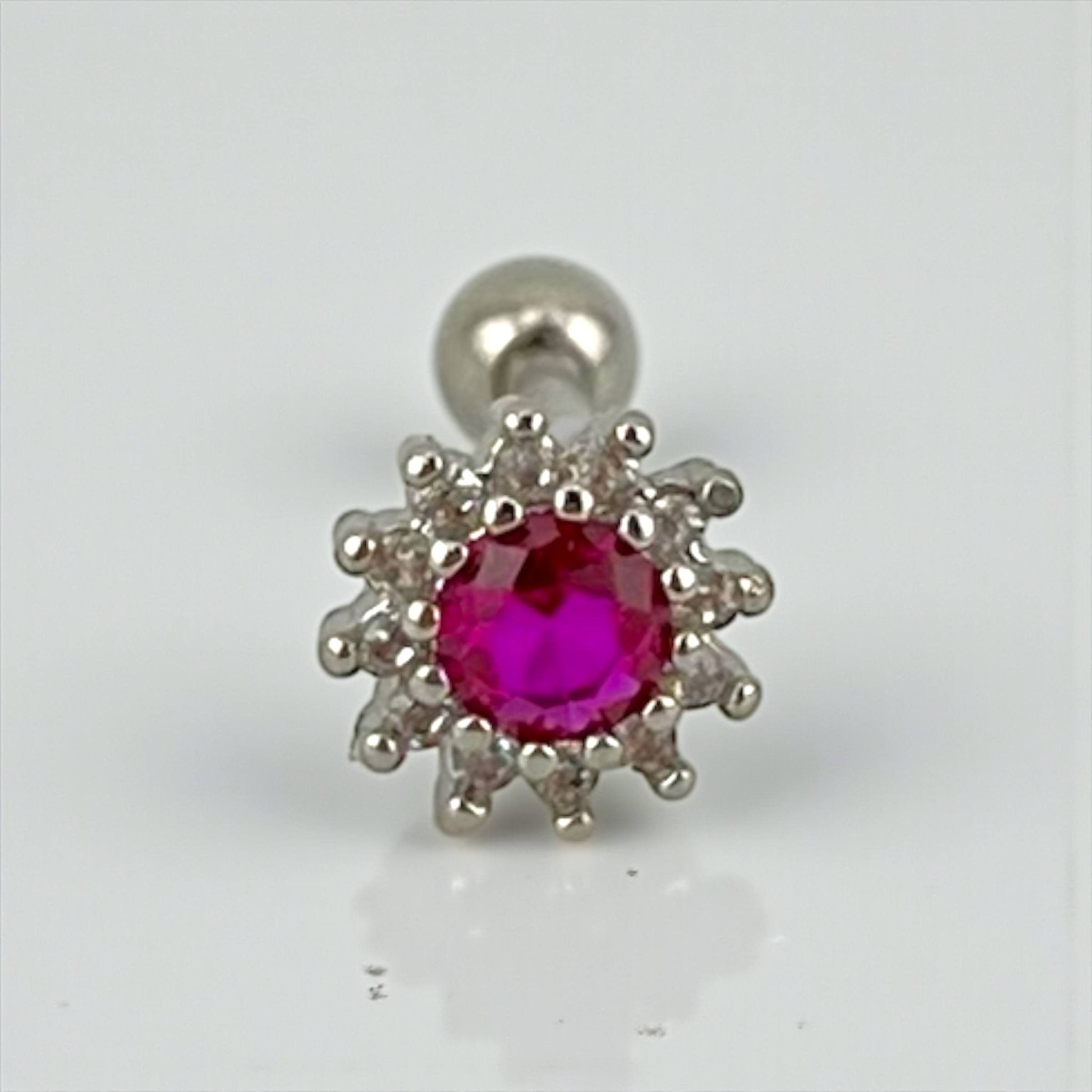 Ruby Bloom Stud