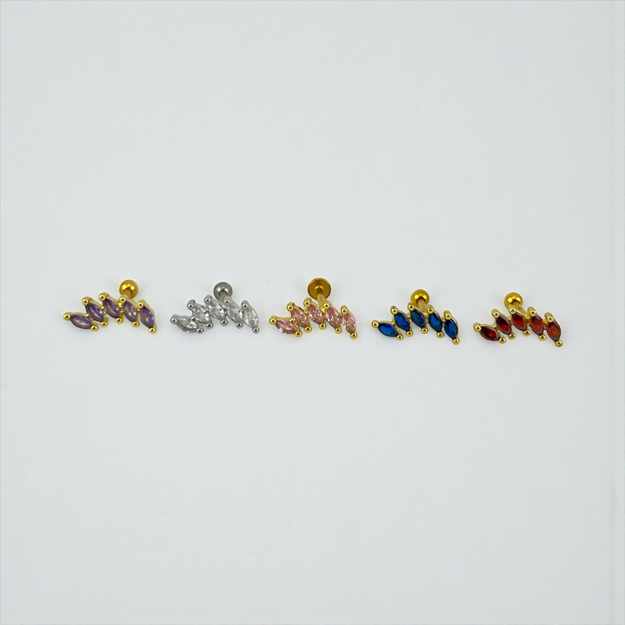 Ember Glow Ear Piercing