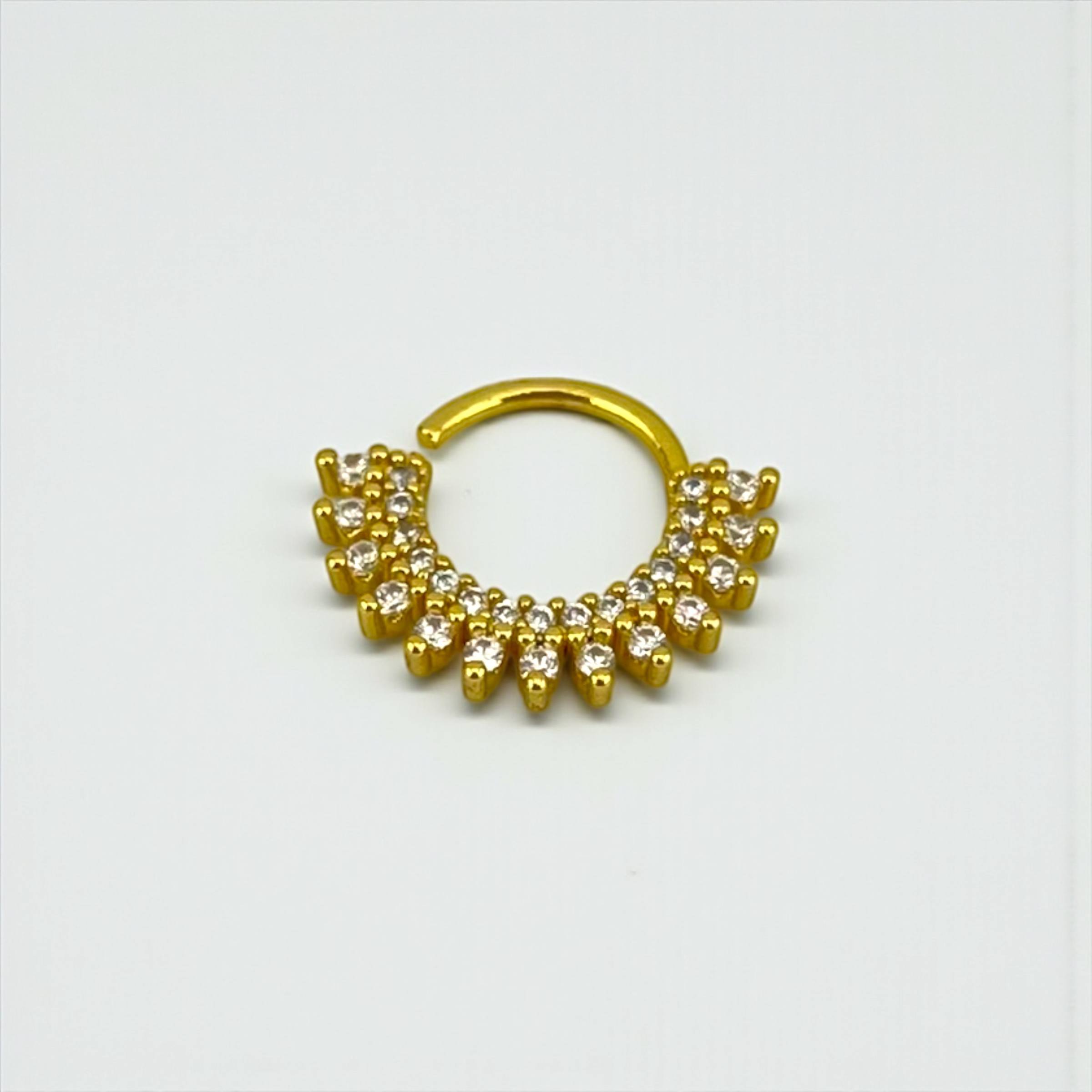 Royal Gold Spiked Cuff