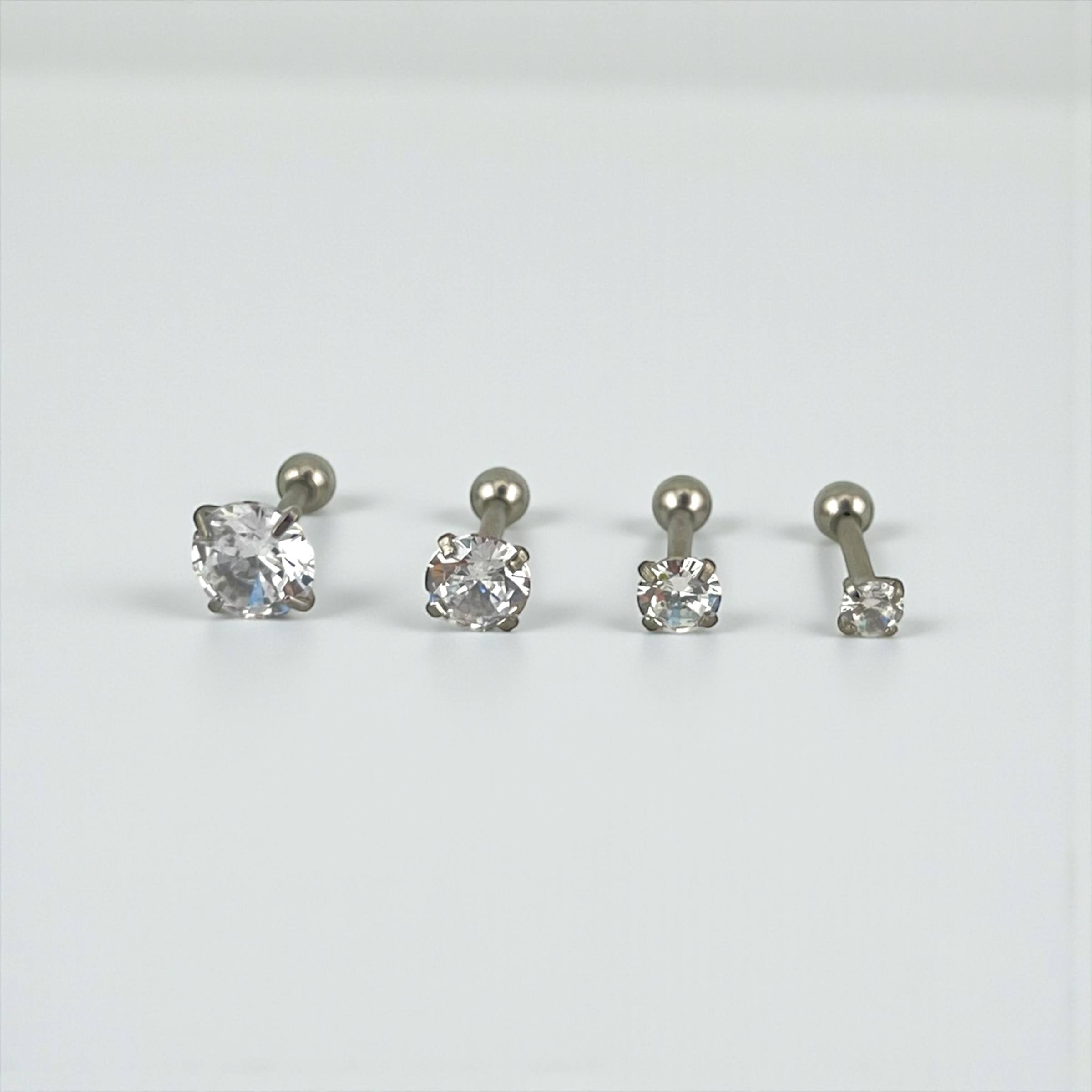 Ice Glow Quartet – Silver Stud