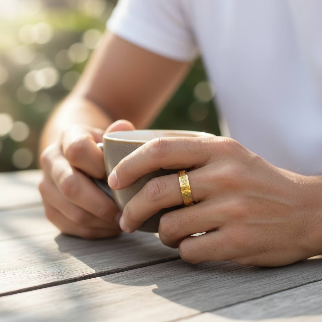ayat alkursi Ring” –golden color✨