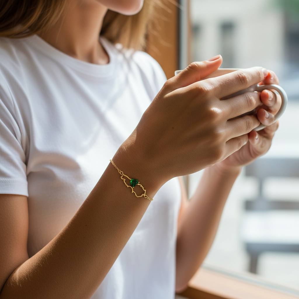 Lebanon Love Bracelet – Red Heart Edition