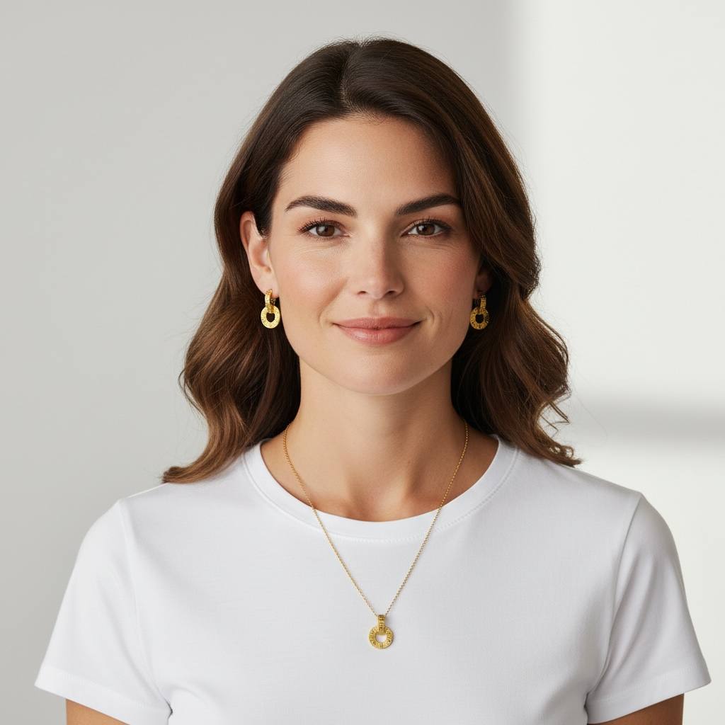 Unlimited love cartier dual ring set(eaarrings and necklace)