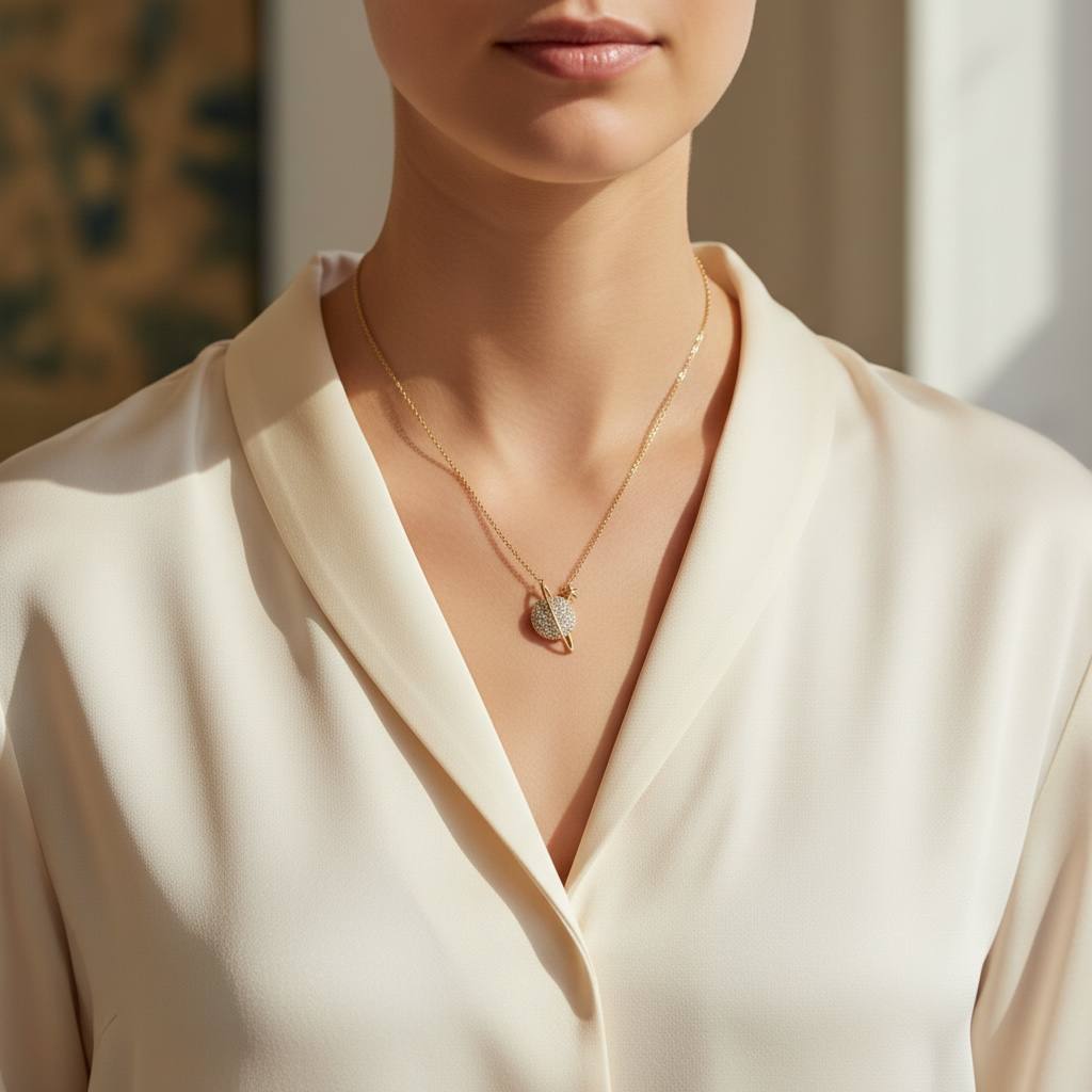 Planet Celestial Orbit Necklace