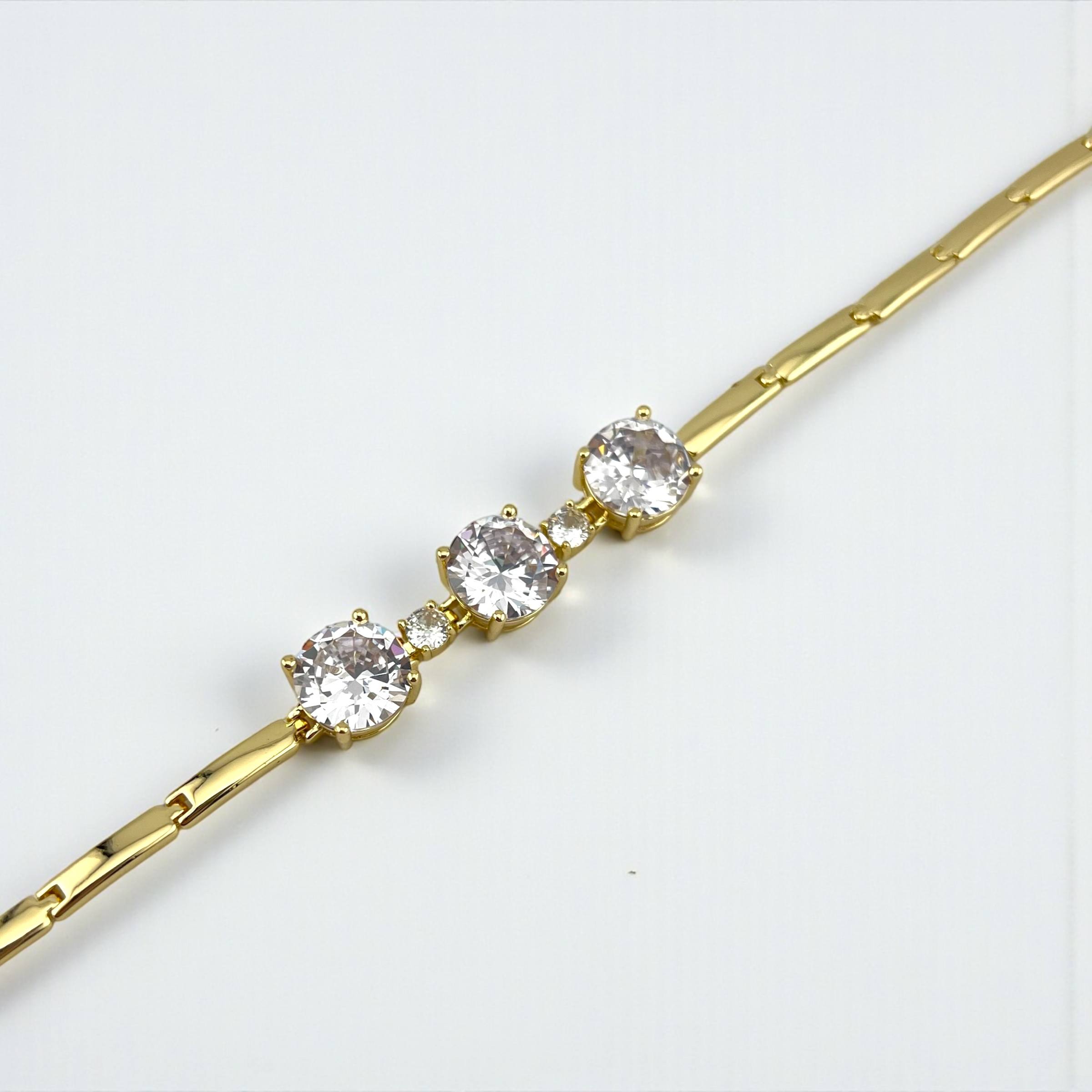 Triple Crystal Accents – Elegant & Timeless