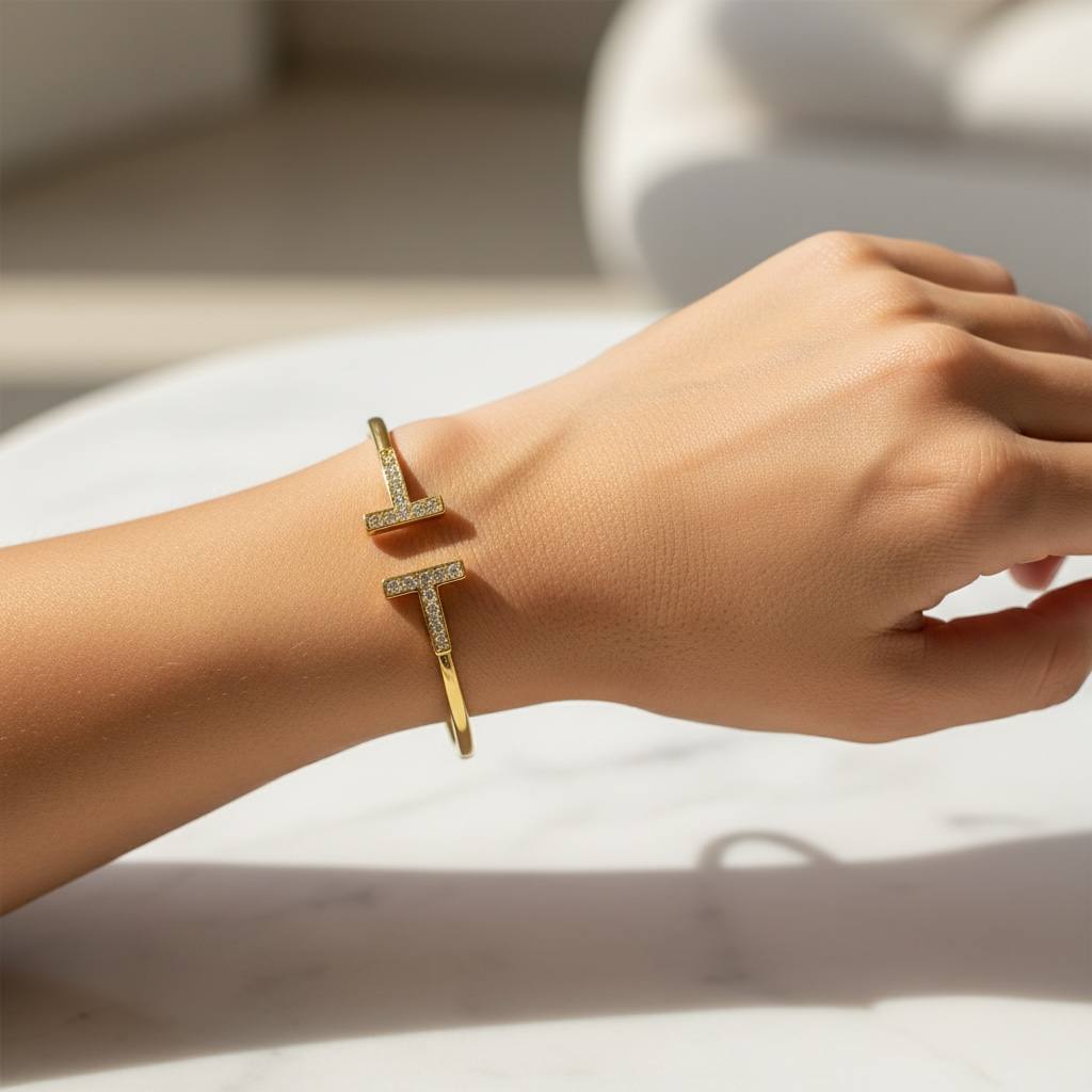 tiffany with stone Bangle