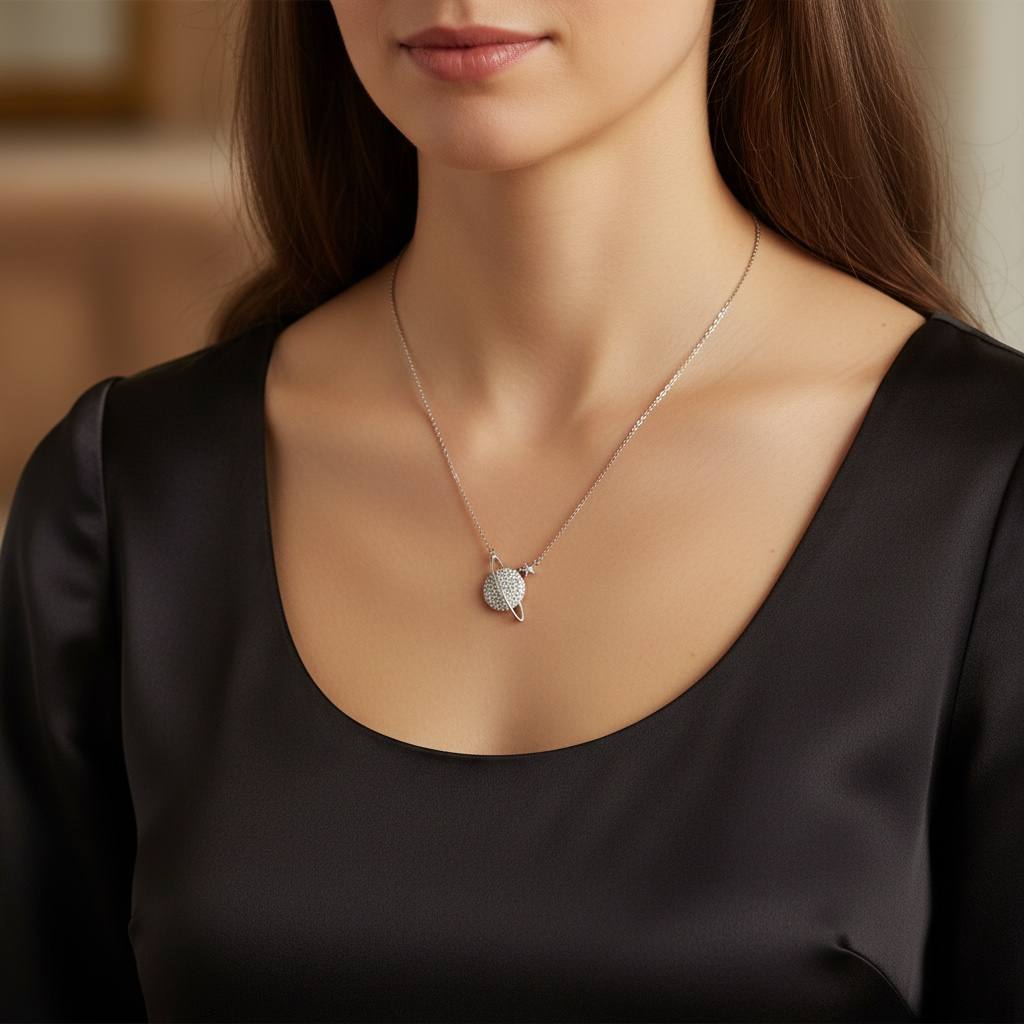Planet Celestial Orbit Necklace