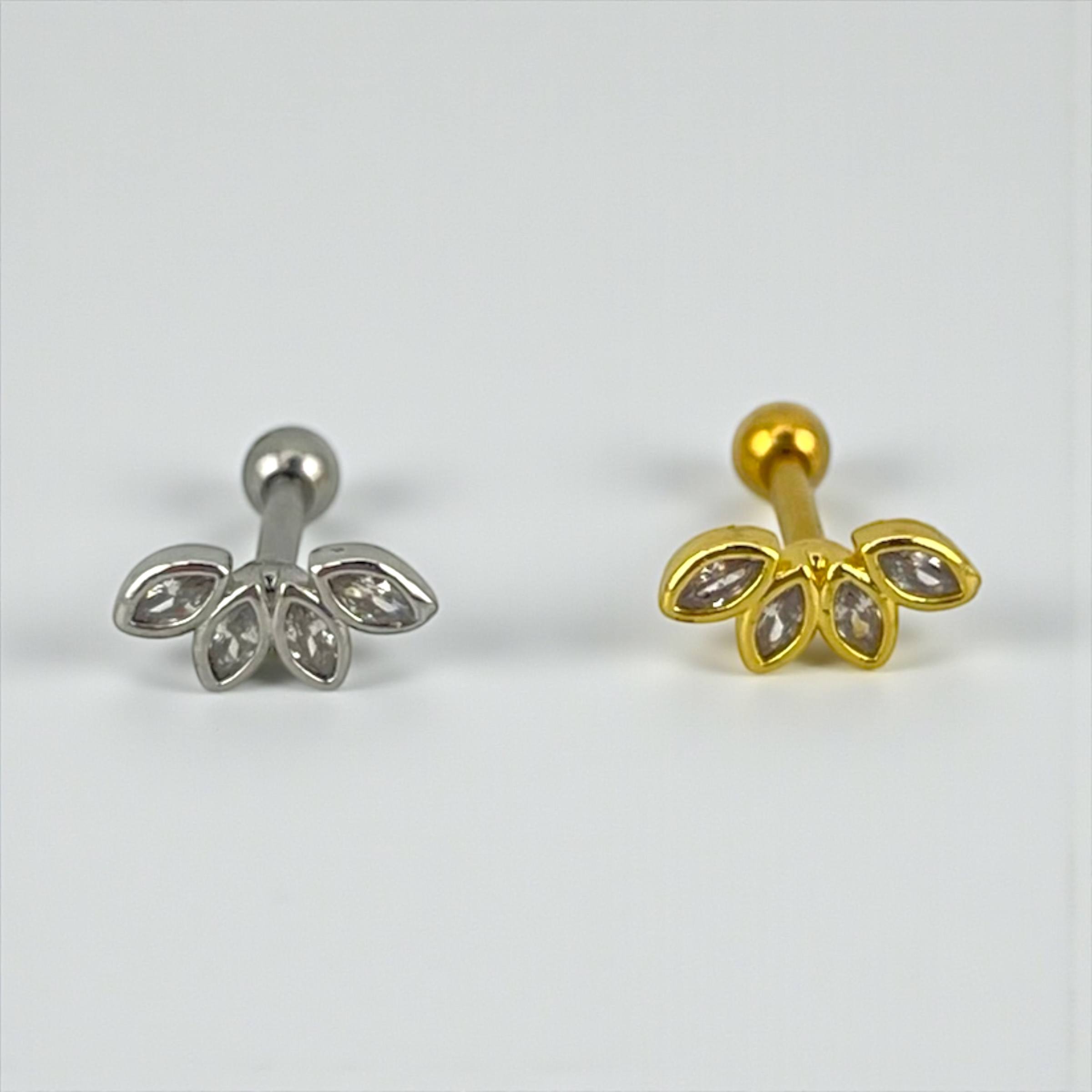 Petal Spark ear piercings✨🌿