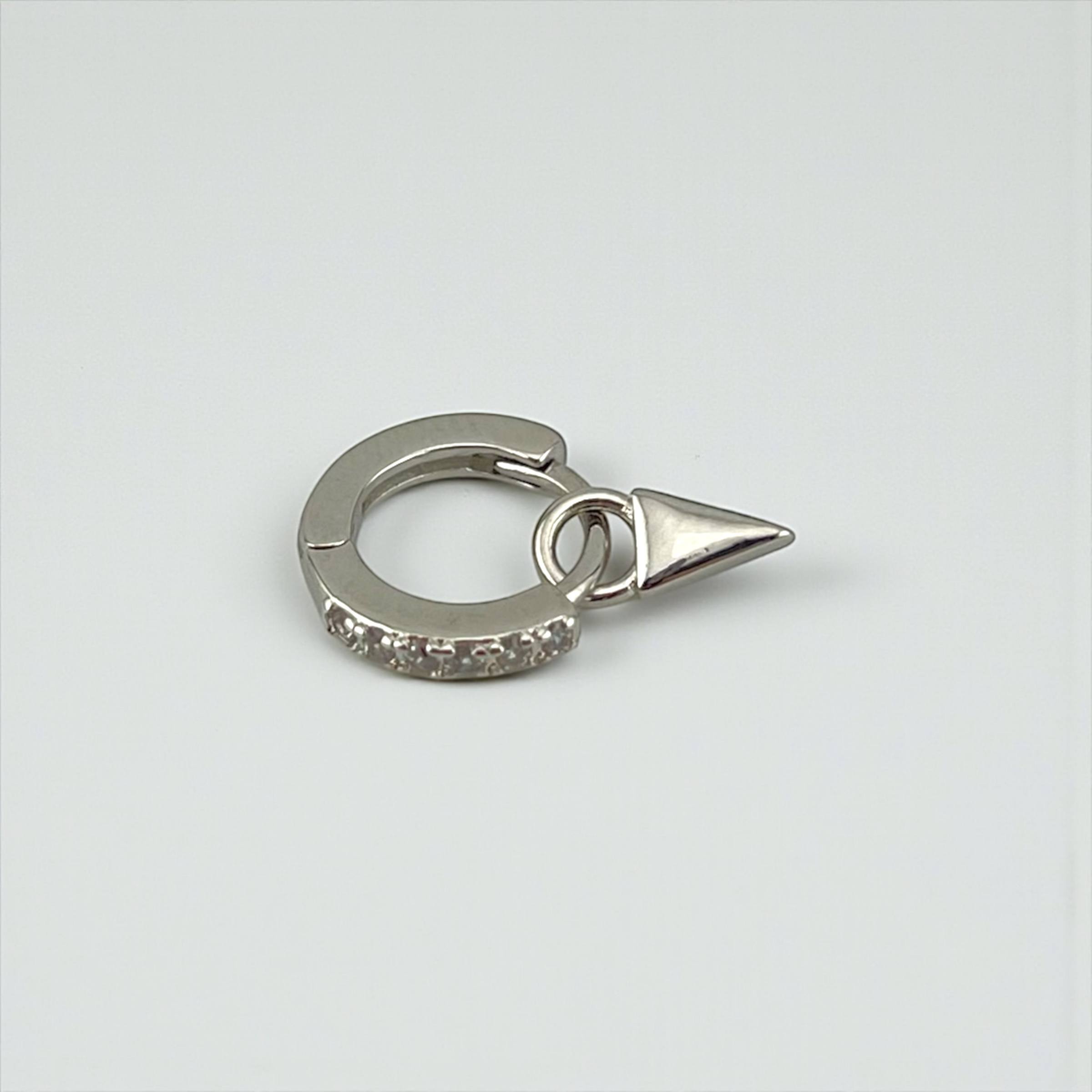 Silver COLOR Spike PIERCING