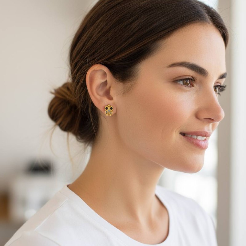 Golden Owl Cartilage piercing🦉✨