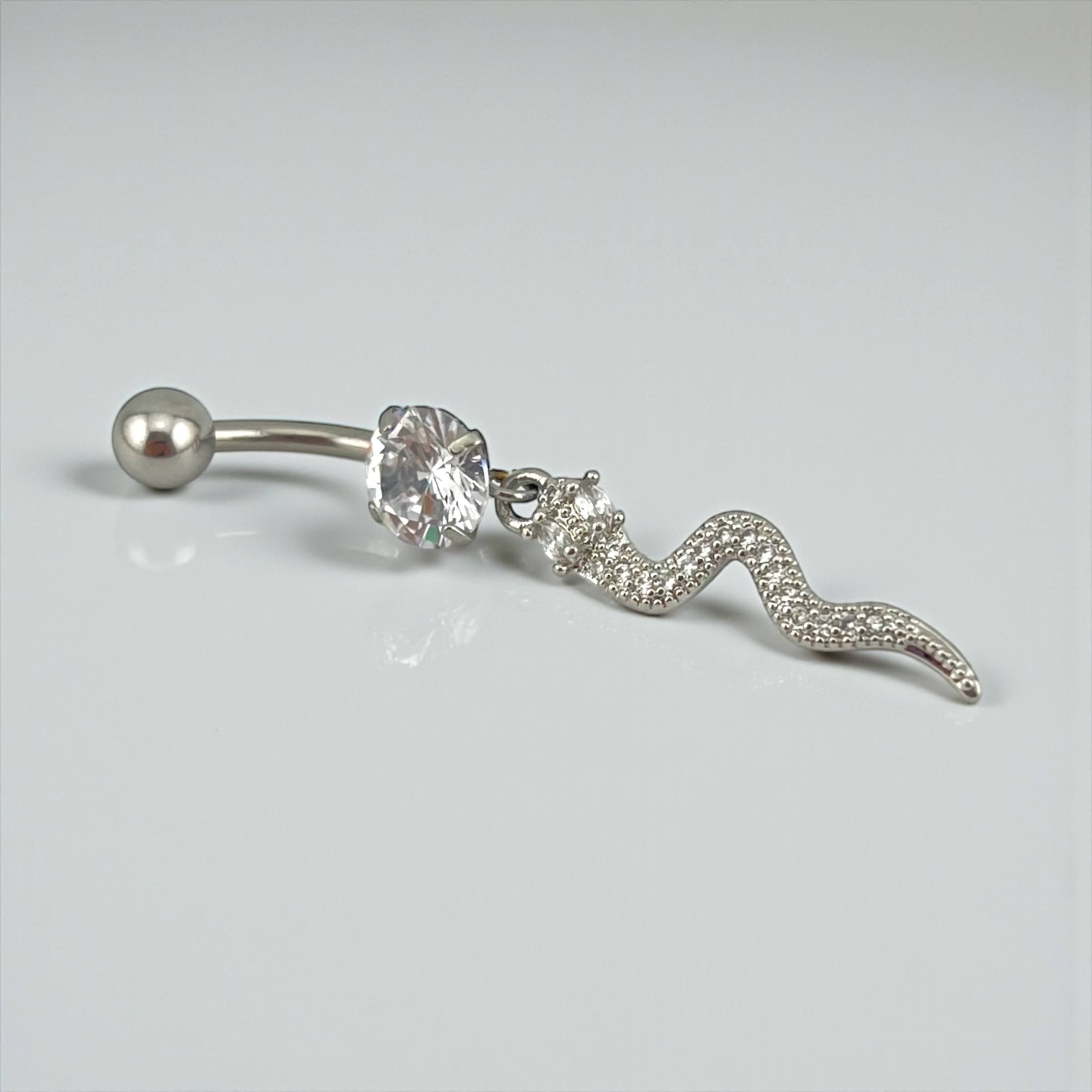 Serpent Spark Belly Piercing