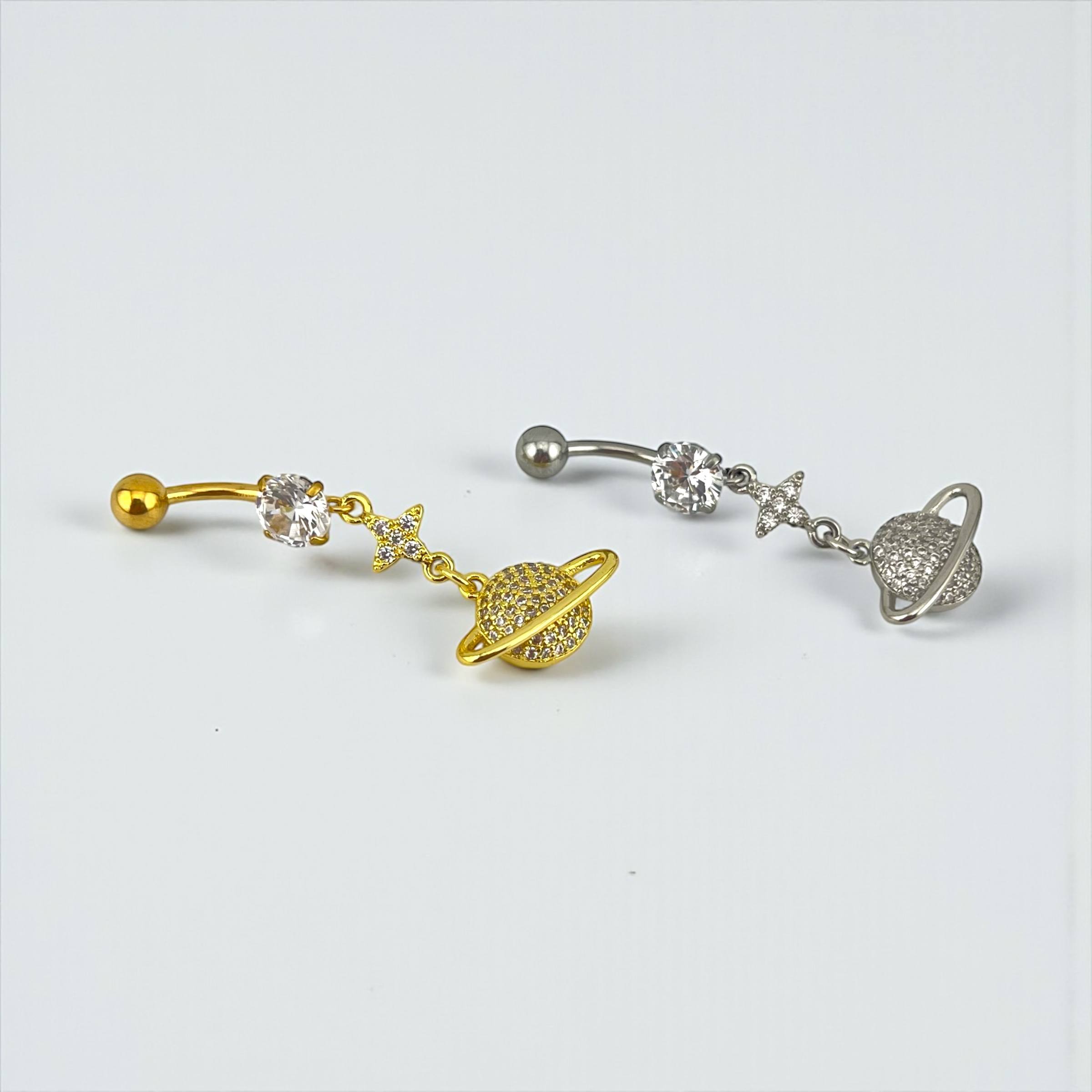 Galactic Charm Belly Piercing